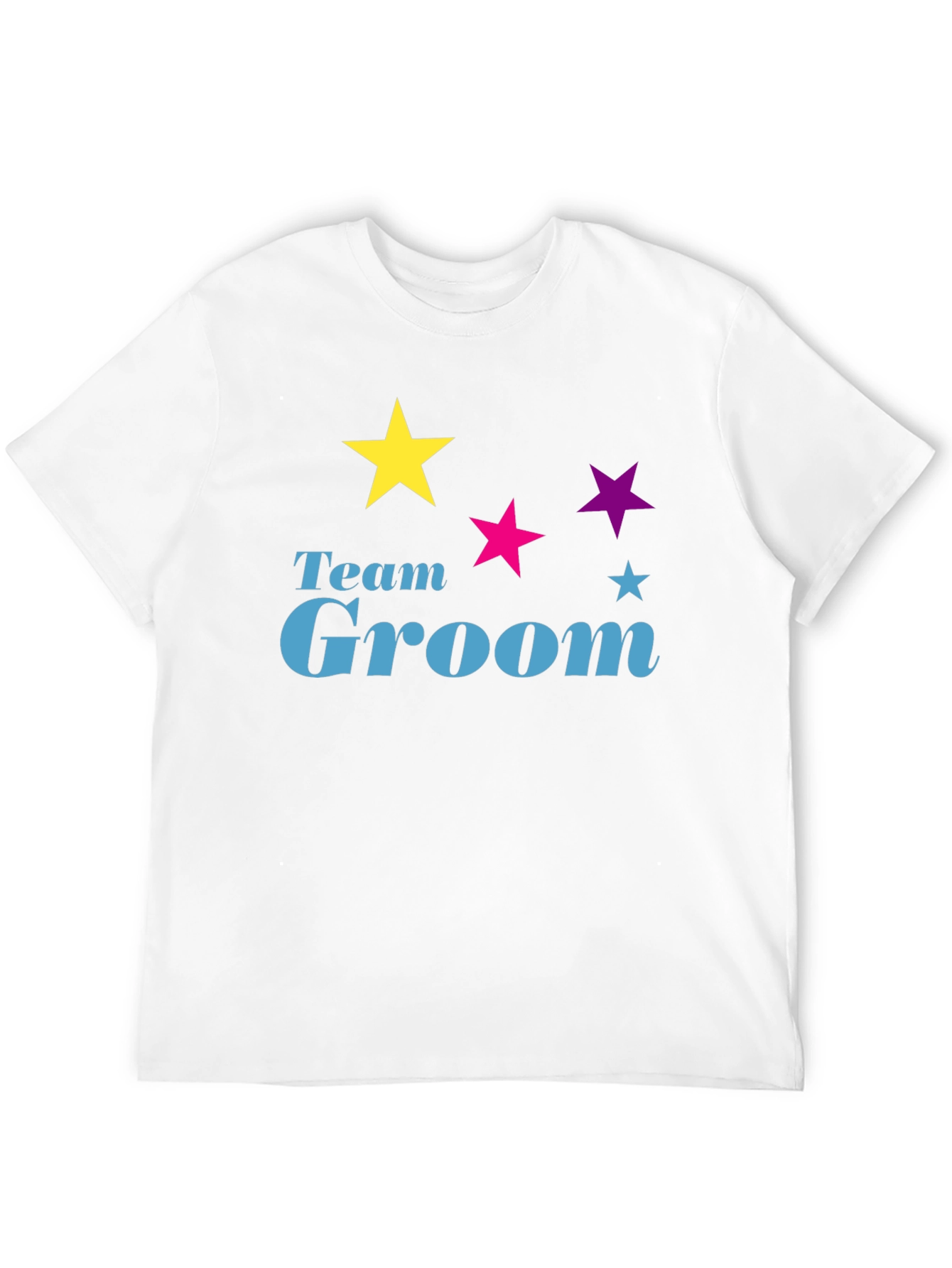Team Groom Star Graphic T-Shirt