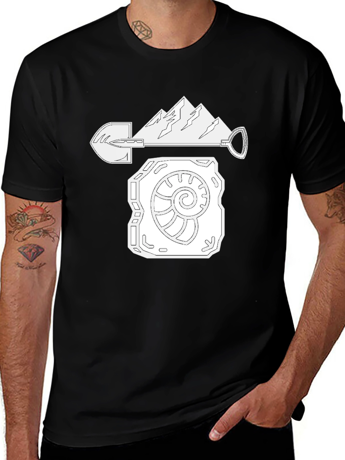 Geologists Tee: Fossil & Mining Graphic T-Shirt