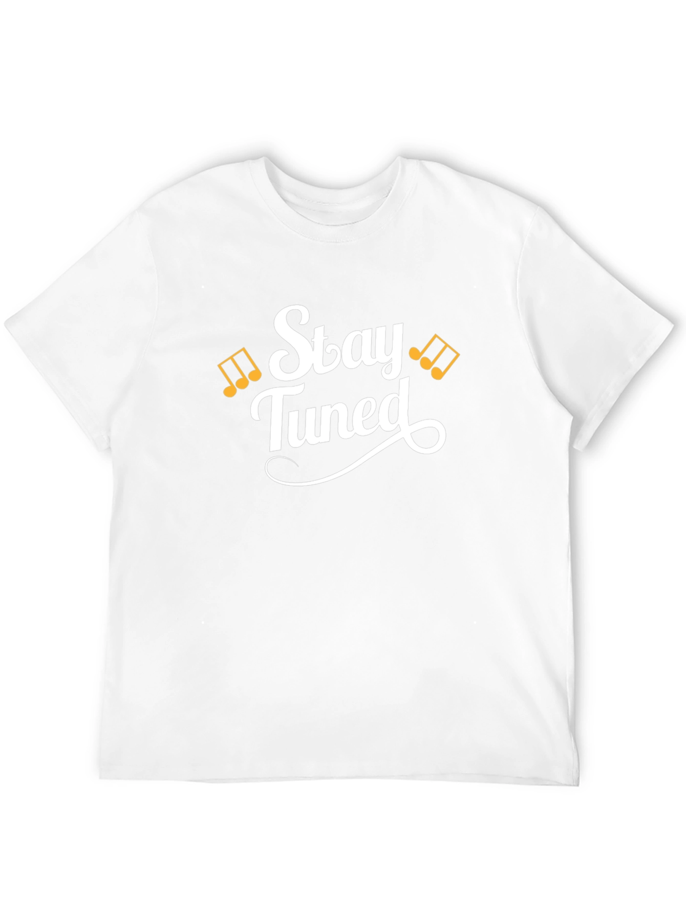 Stay Tuned Black Graphic Tee