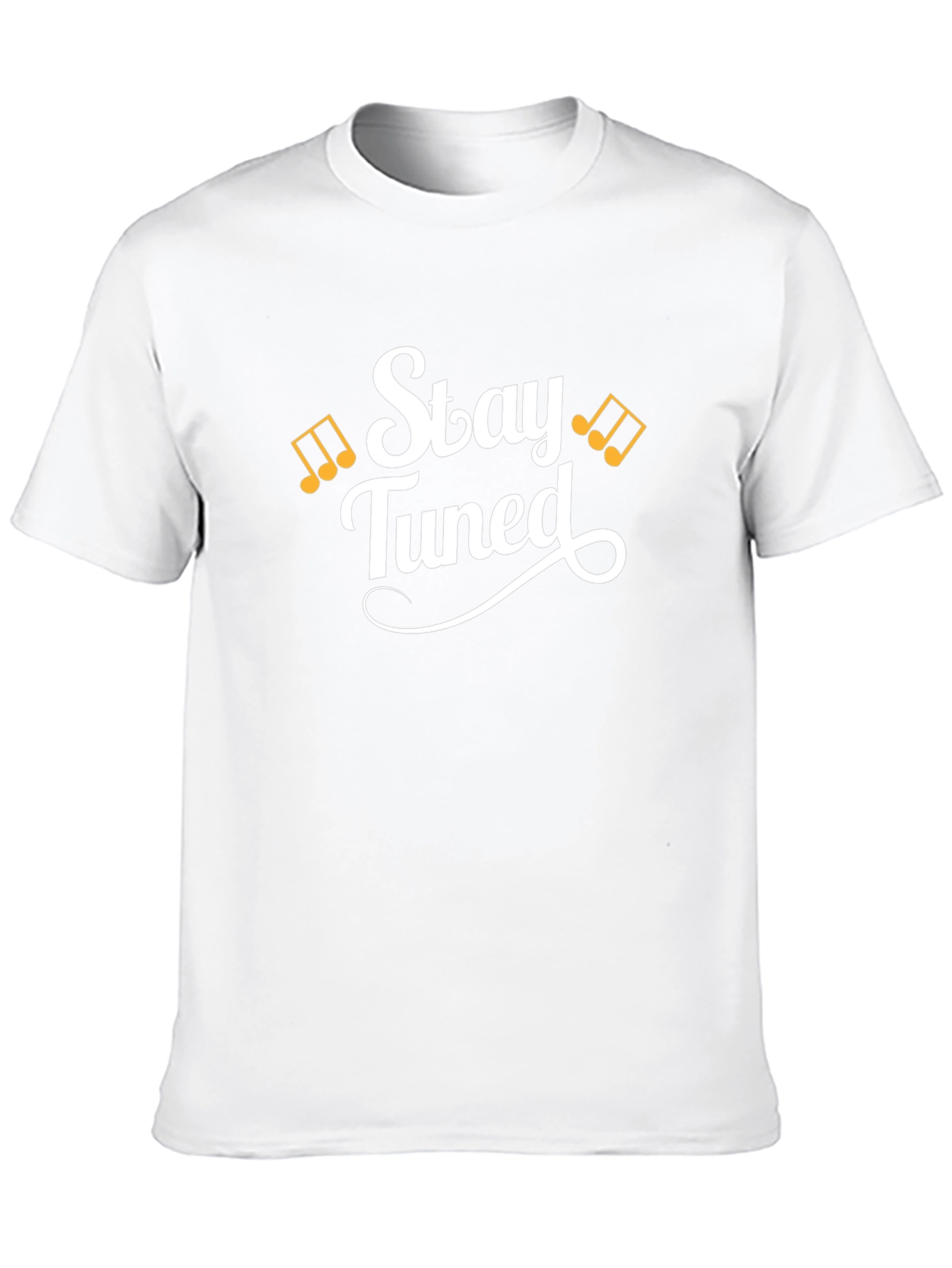 Stay Tuned Black Graphic Tee