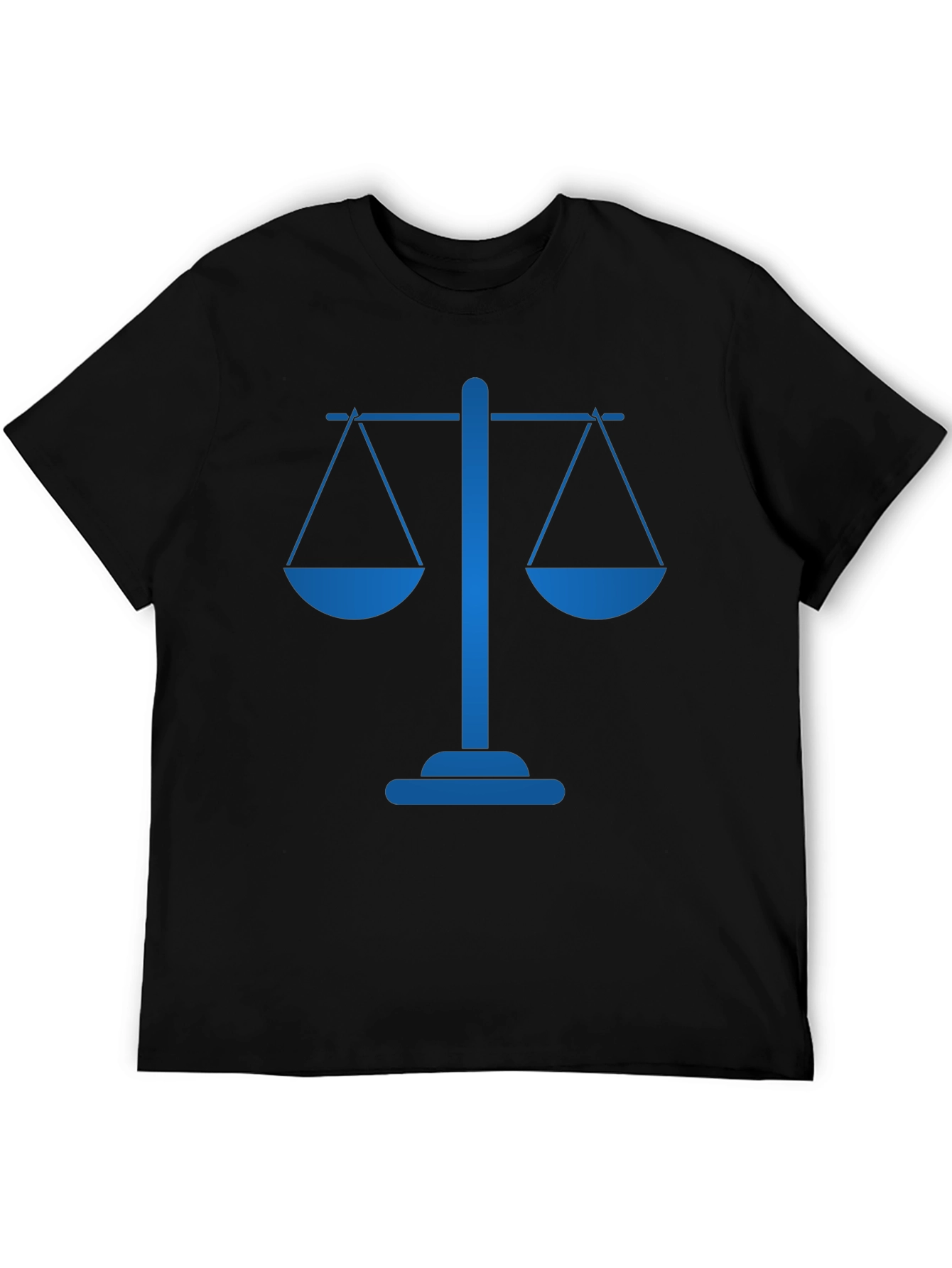 Scales of Justice Graphic Tee - Black
