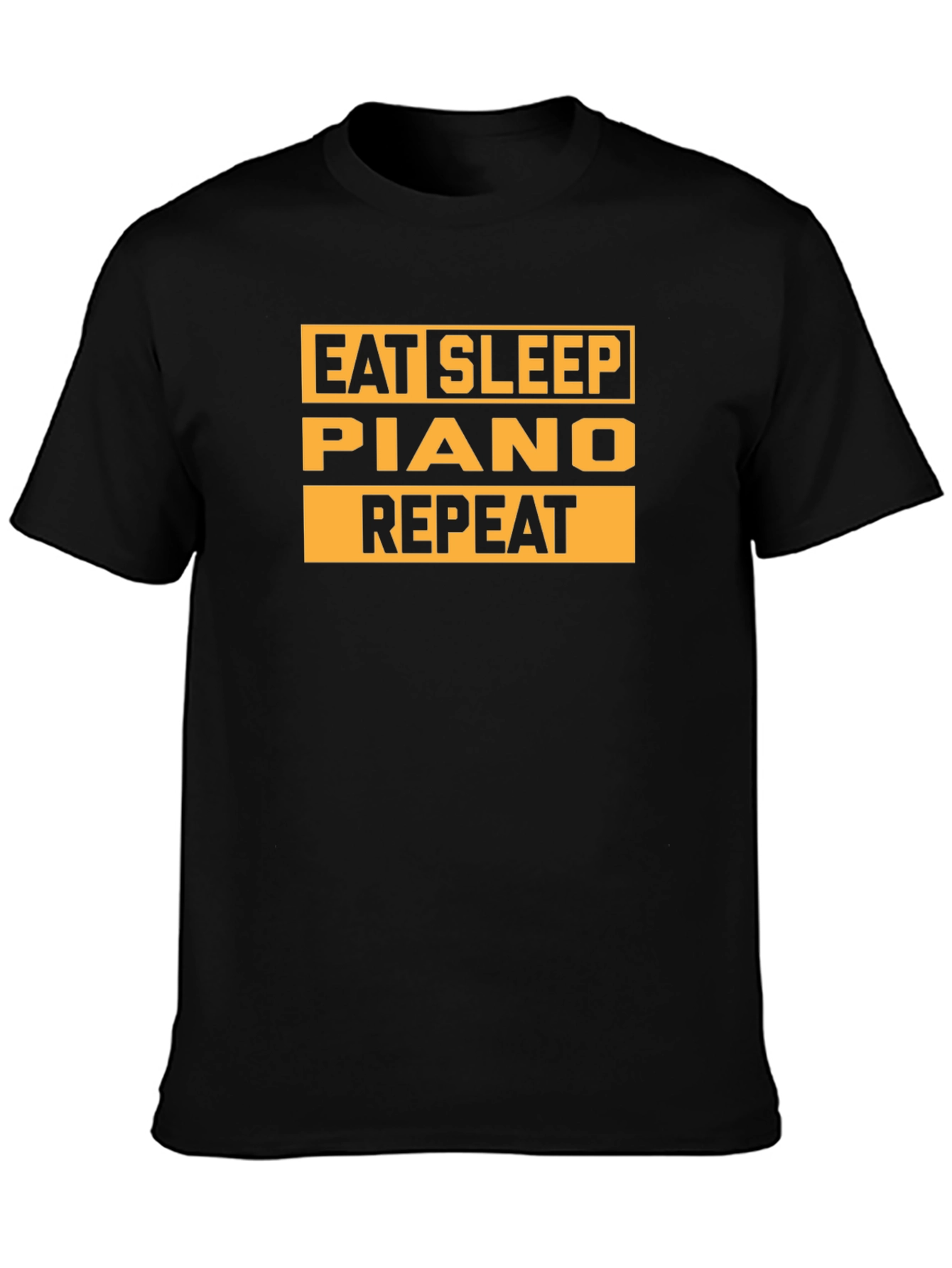 Eat Sleep Piano Repeat T-Shirt - Musicians Tee