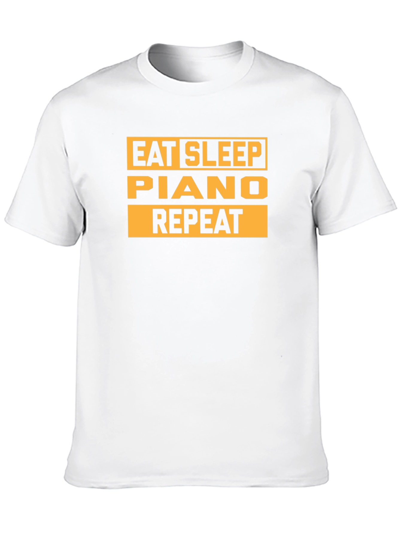 Eat Sleep Piano Repeat T-Shirt - Musicians Tee