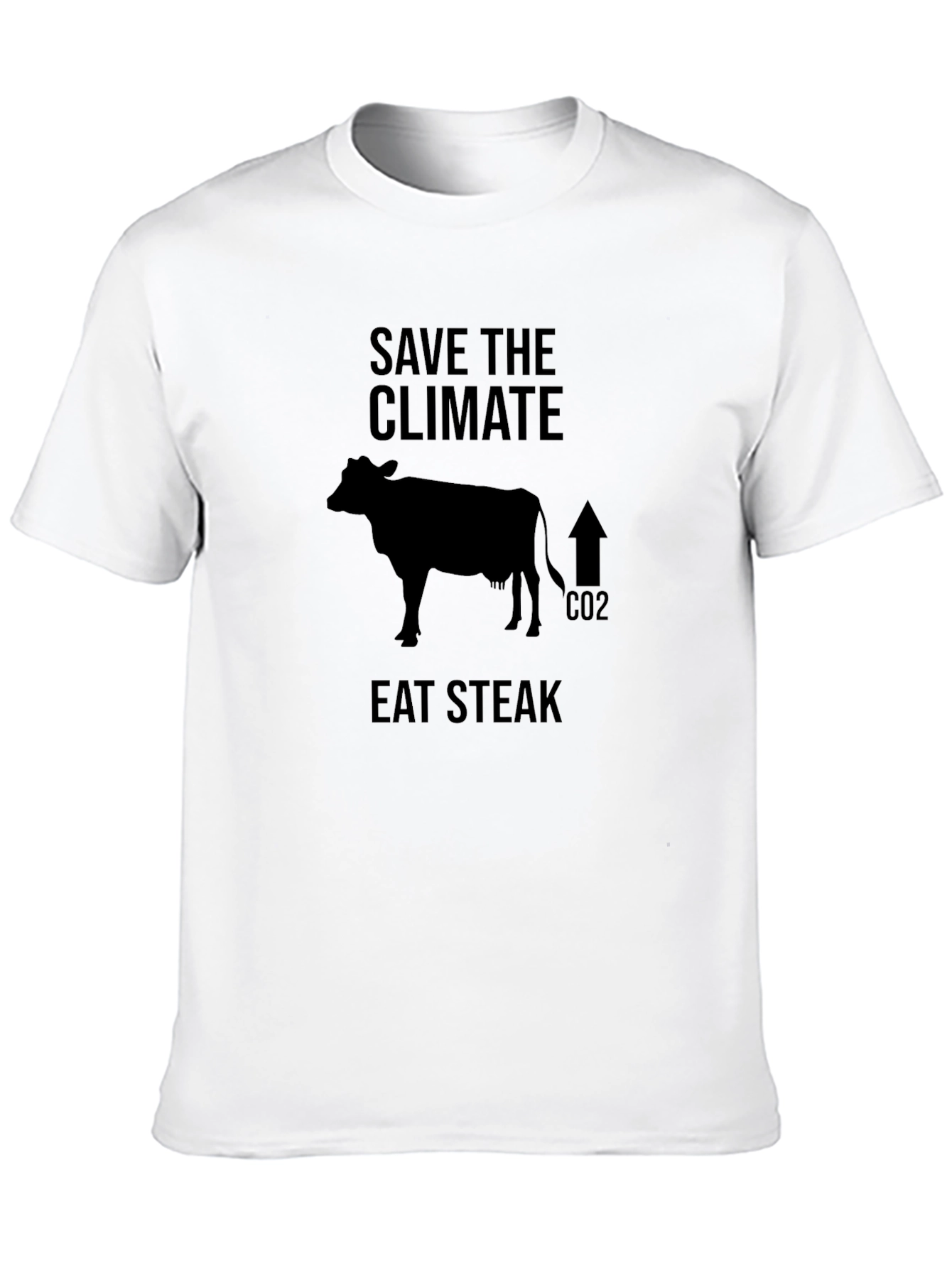 Save Climate Eat Steak T-Shirt