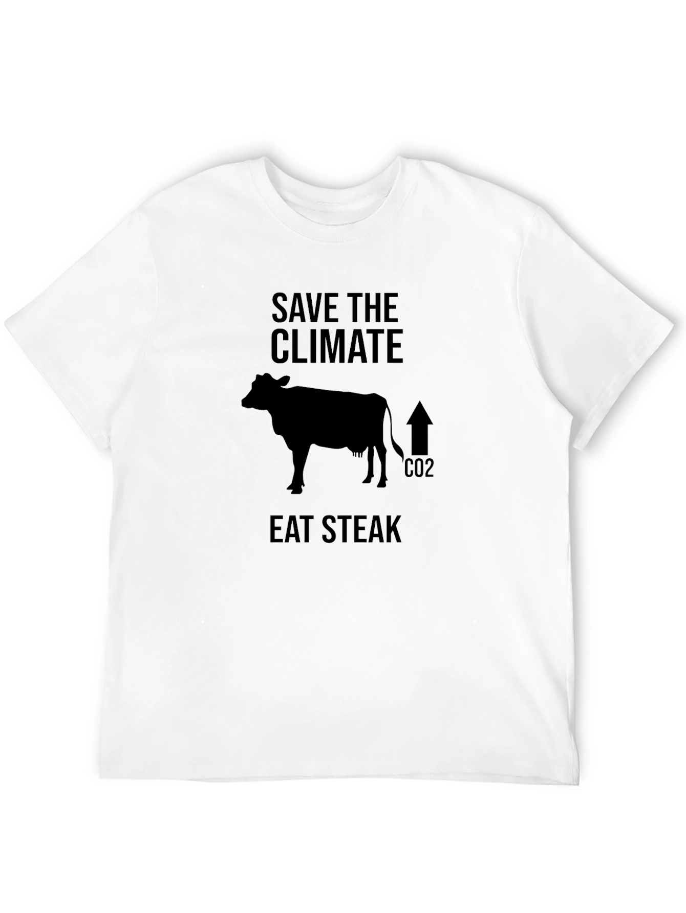 Save Climate Eat Steak T-Shirt