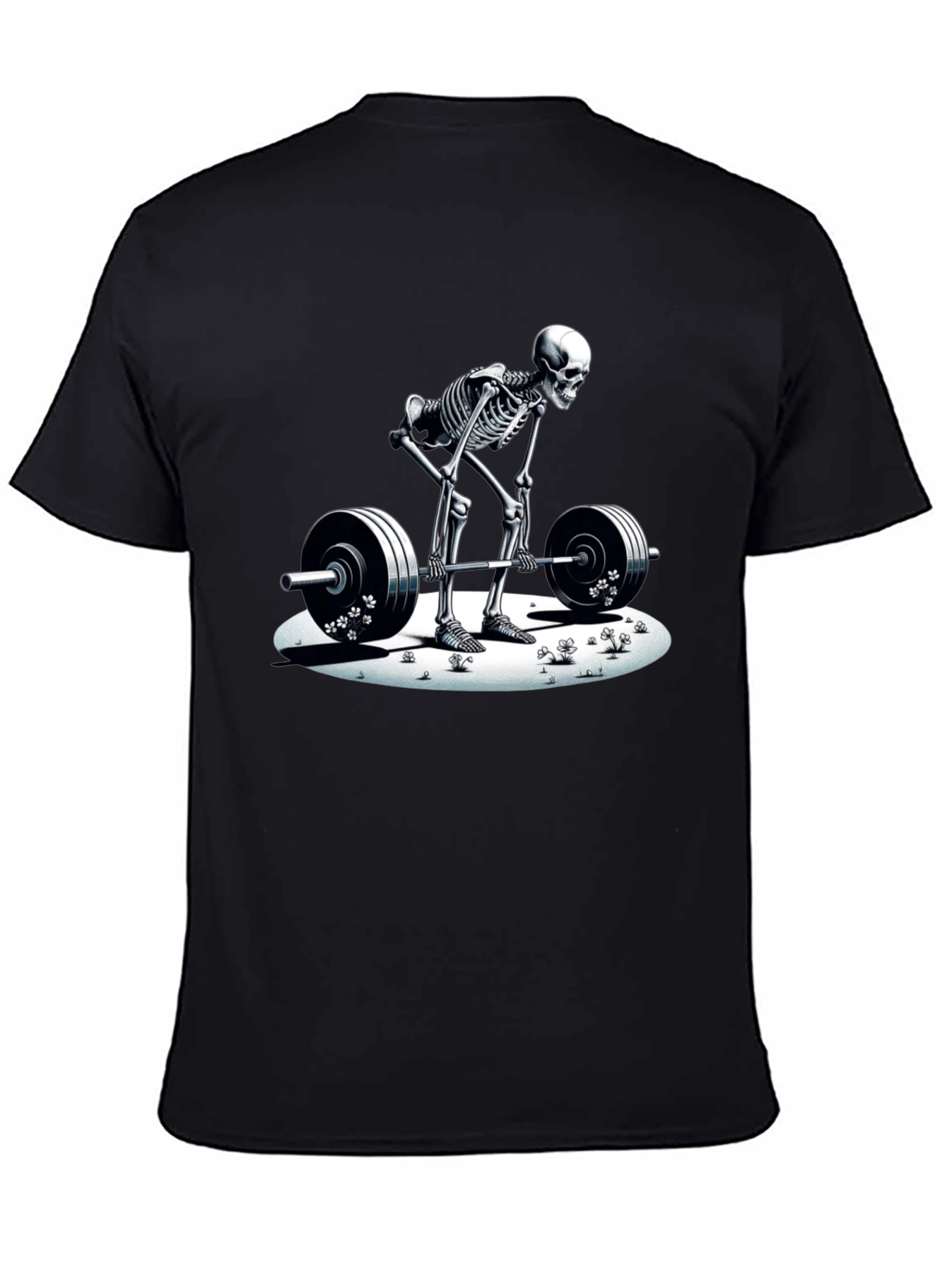 Skeleton Deadlift T-Shirt - Black