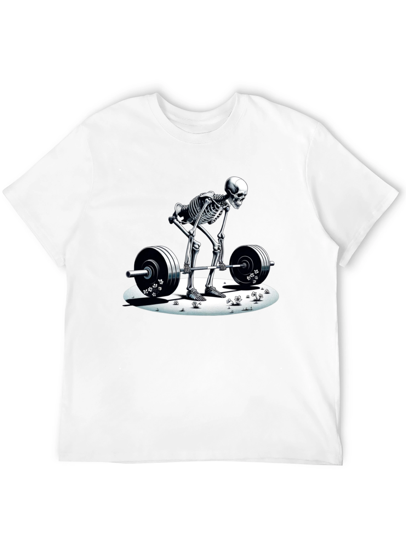 Skeleton Deadlift T-Shirt - Black