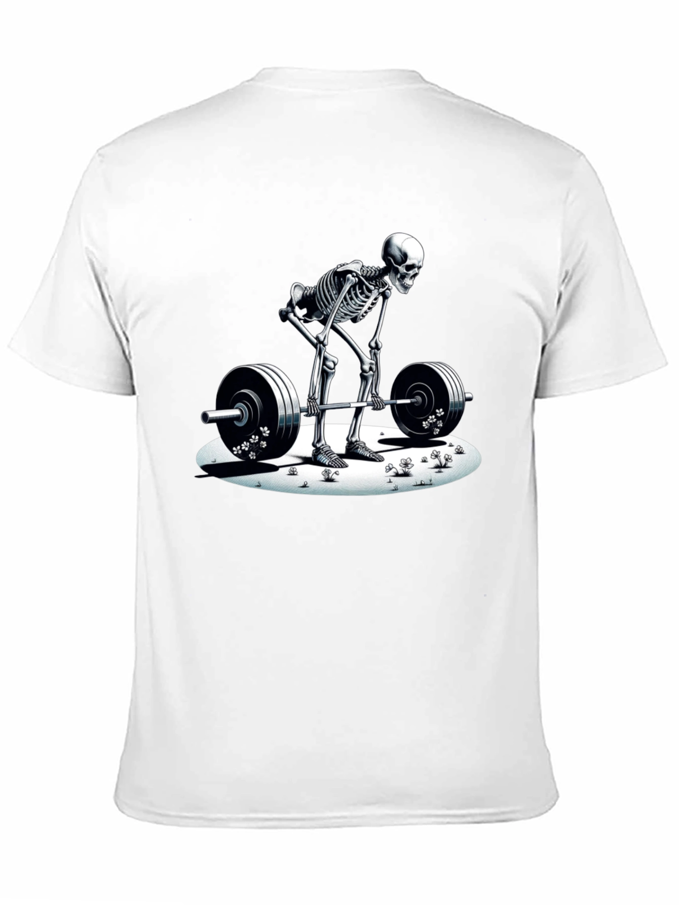 Skeleton Deadlift T-Shirt - Black