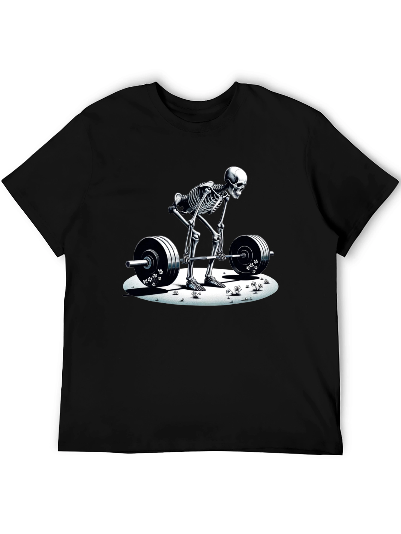 Skeleton Deadlift T-Shirt - Black