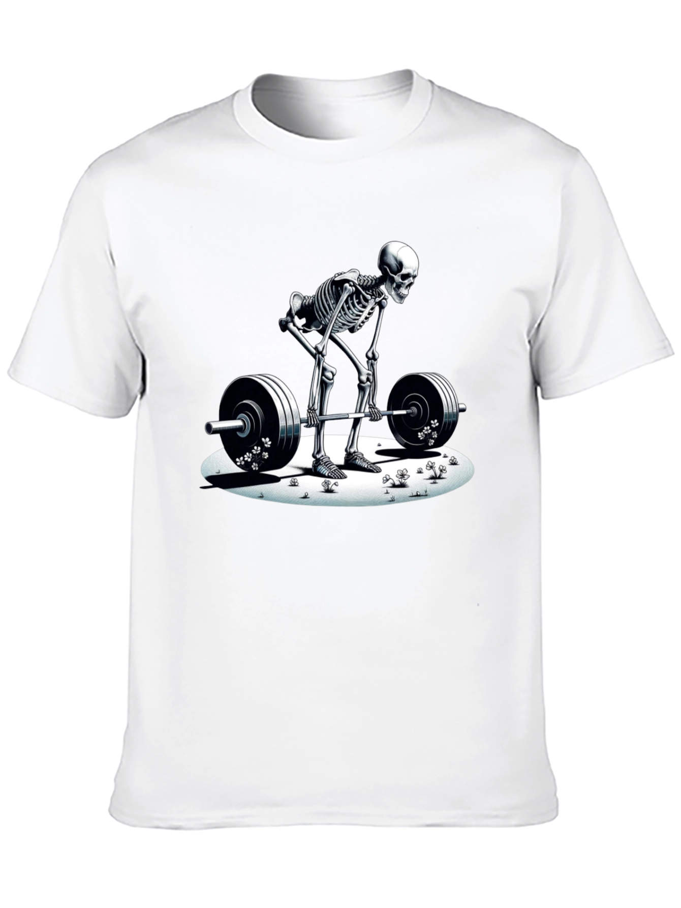 Skeleton Deadlift T-Shirt - Black