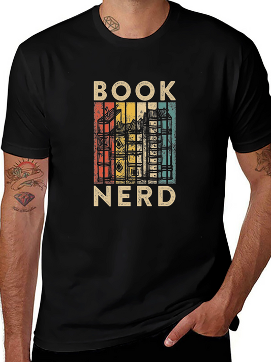 Book Nerd T-Shirt - Retro Style Reading Tee
