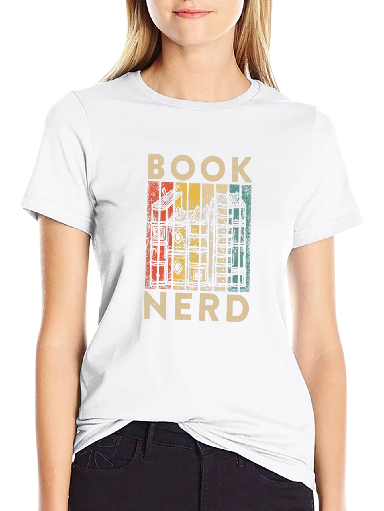 Book Nerd T-Shirt - Retro Style Reading Tee