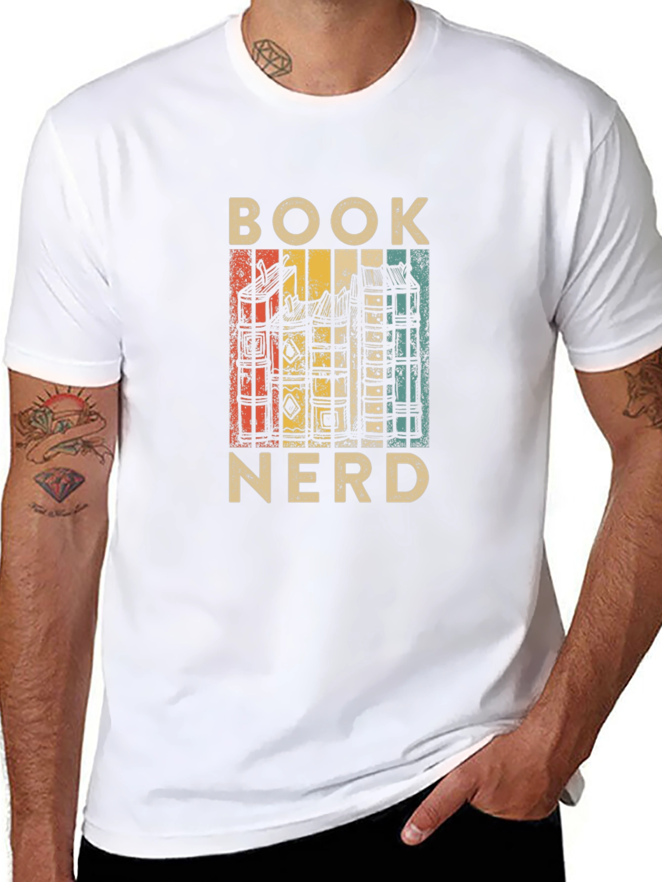 Book Nerd T-Shirt - Retro Style Reading Tee