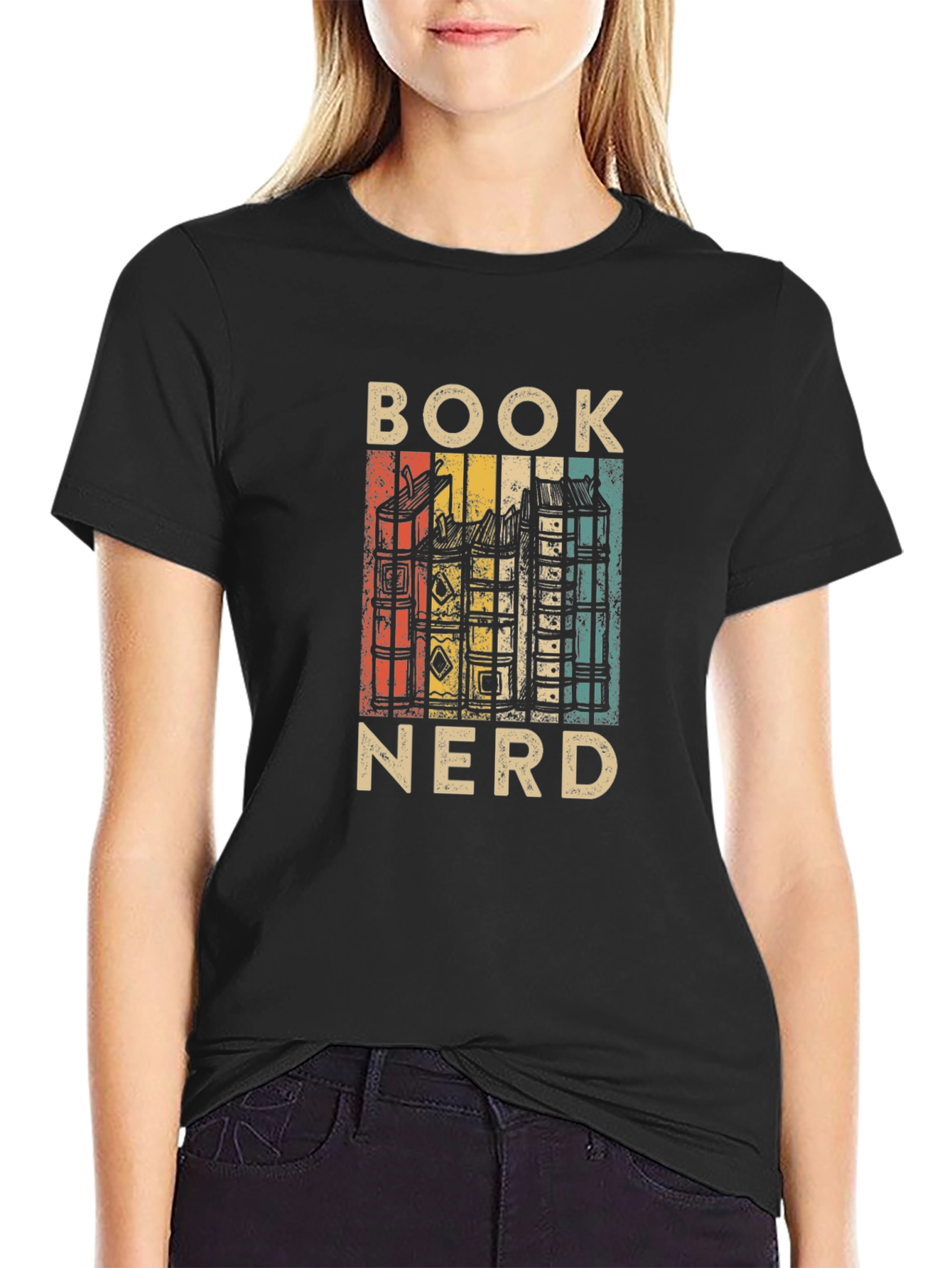 Book Nerd T-Shirt - Retro Style Reading Tee