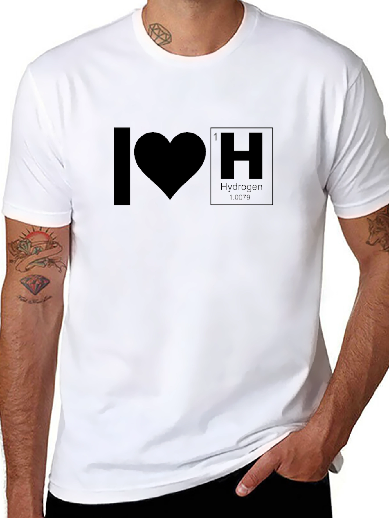 I Heart Hydrogen Science T-Shirt