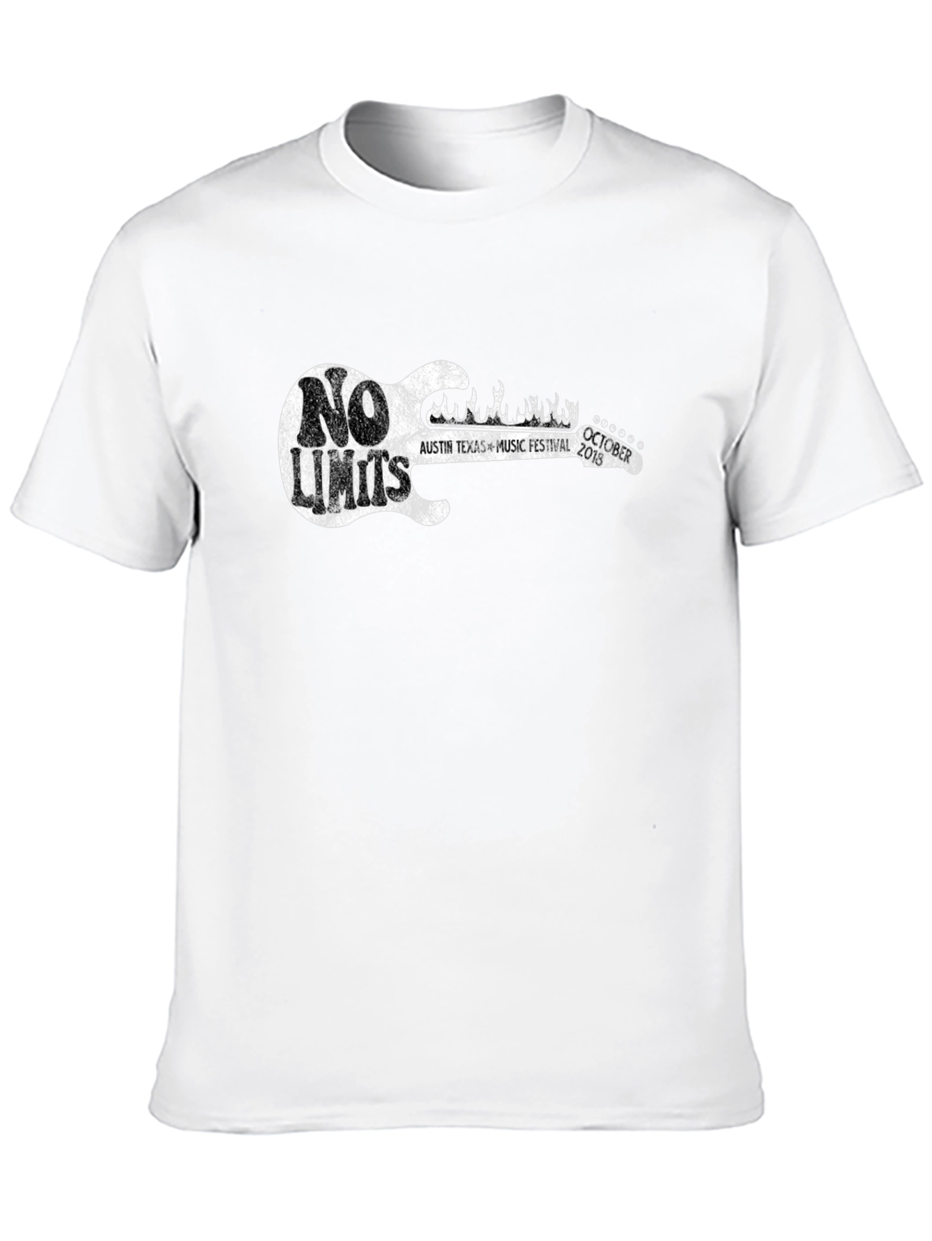 No Limits Austin Music Festival Black T-Shirt