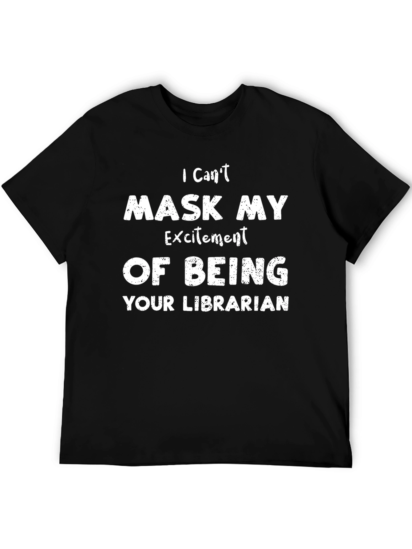 Librarian Excitement Graphic T-Shirt