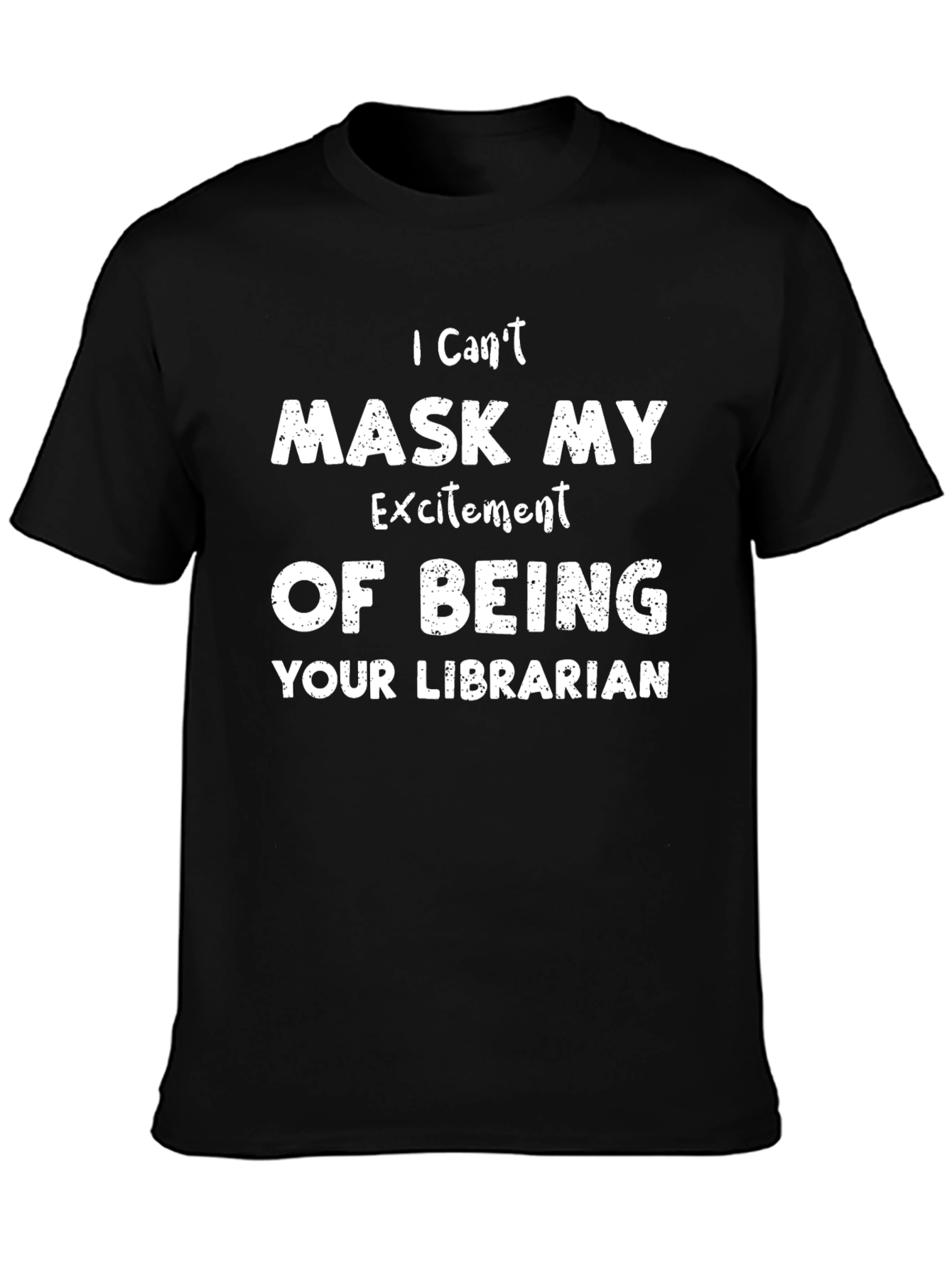 Librarian Excitement Graphic T-Shirt