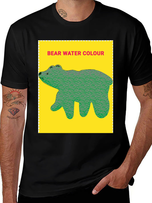 Bear Water Colour T-shirt