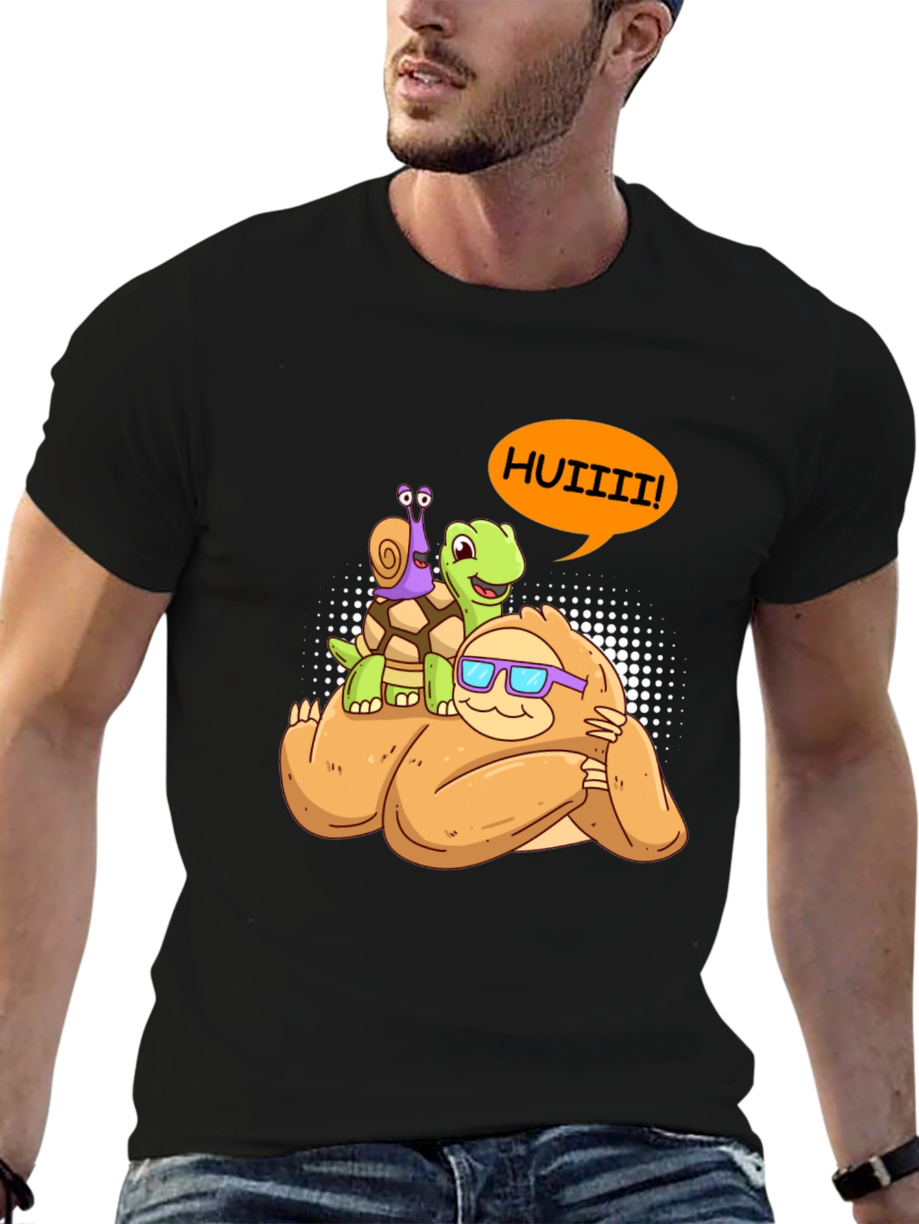Sloth Turtle & Snail T-Shirt - Slow Life Apparel