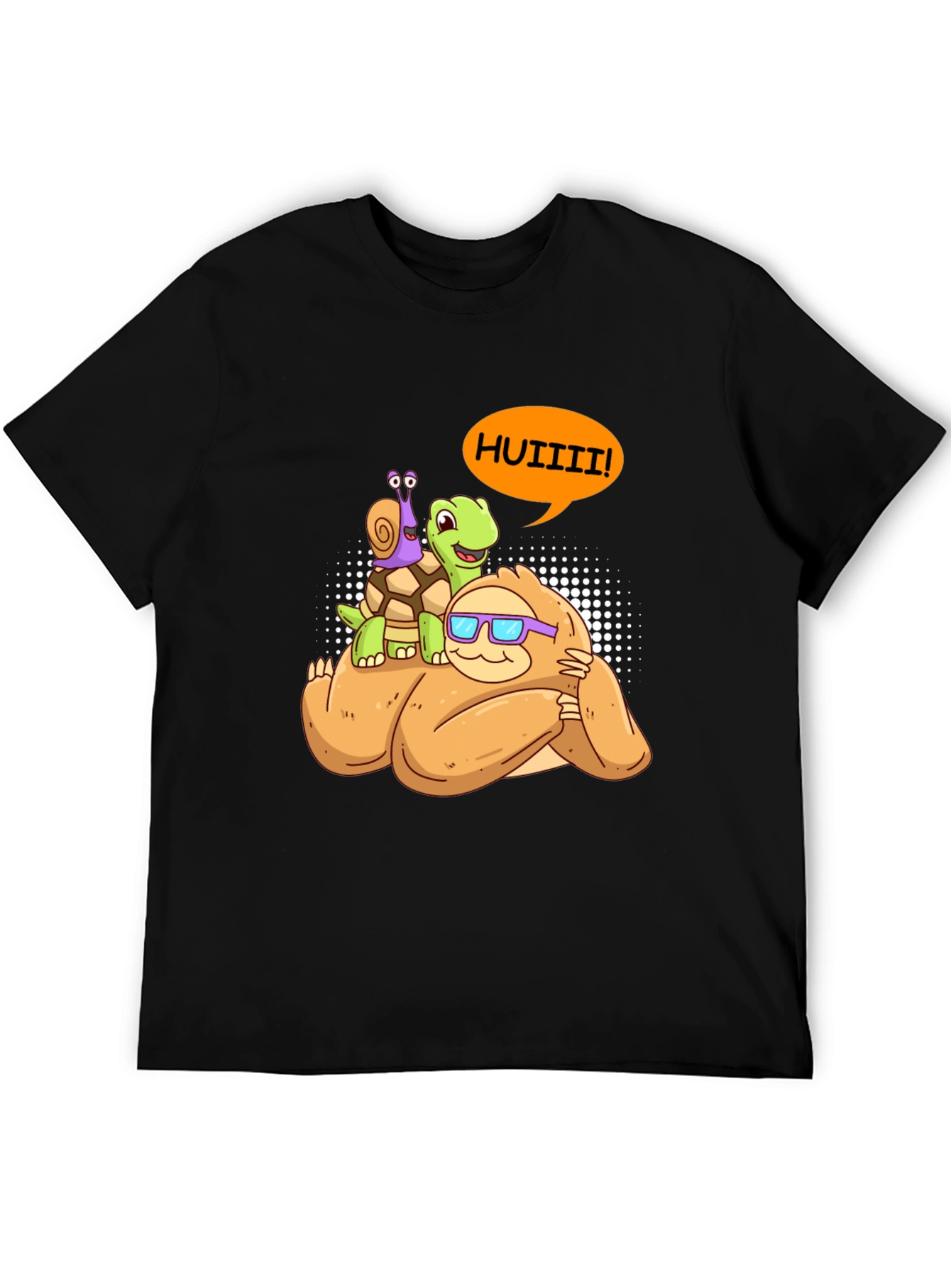 Sloth Turtle & Snail T-Shirt - Slow Life Apparel