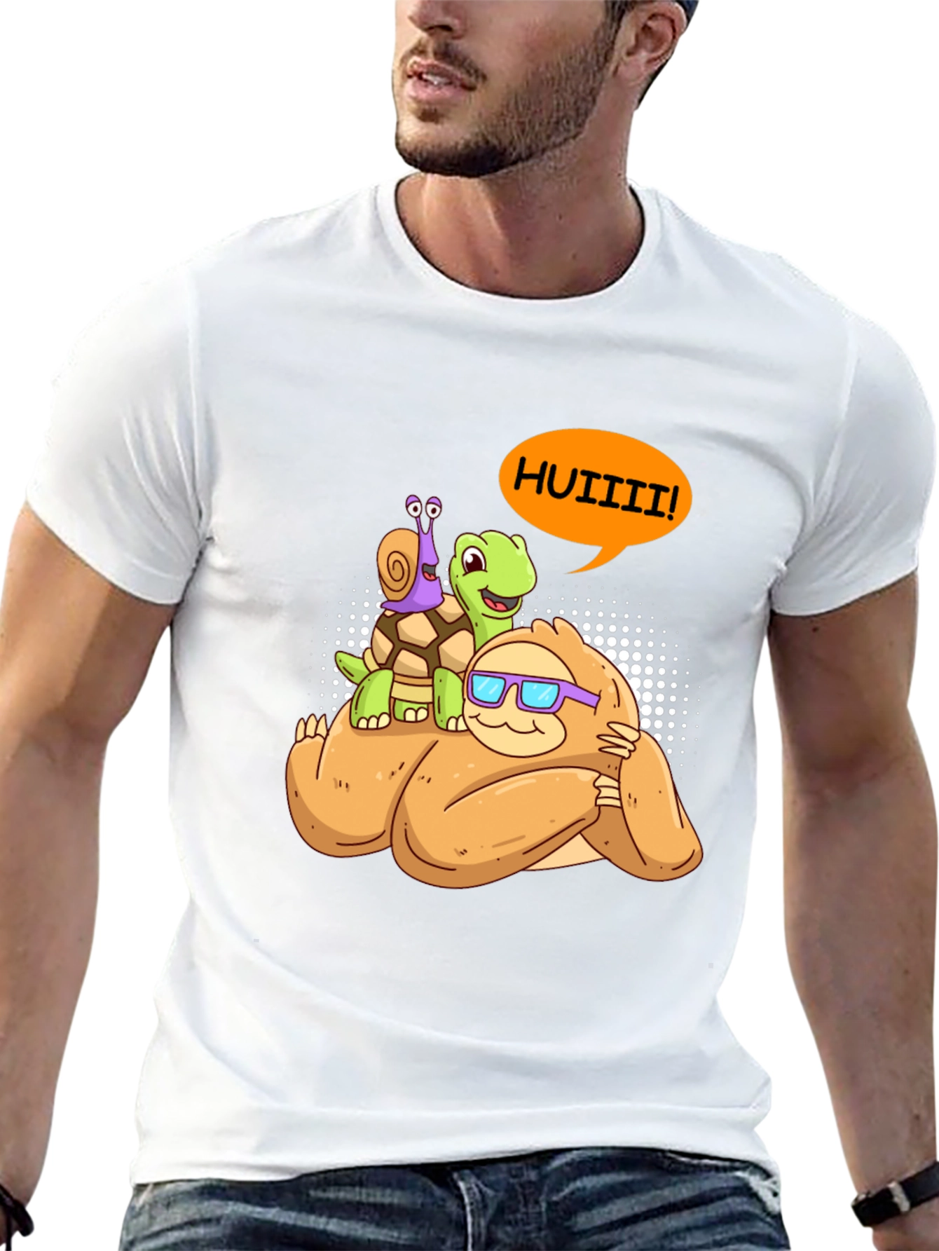 Sloth Turtle & Snail T-Shirt - Slow Life Apparel