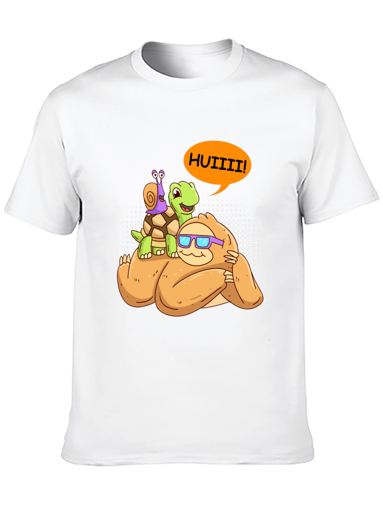 Sloth Turtle & Snail T-Shirt - Slow Life Apparel
