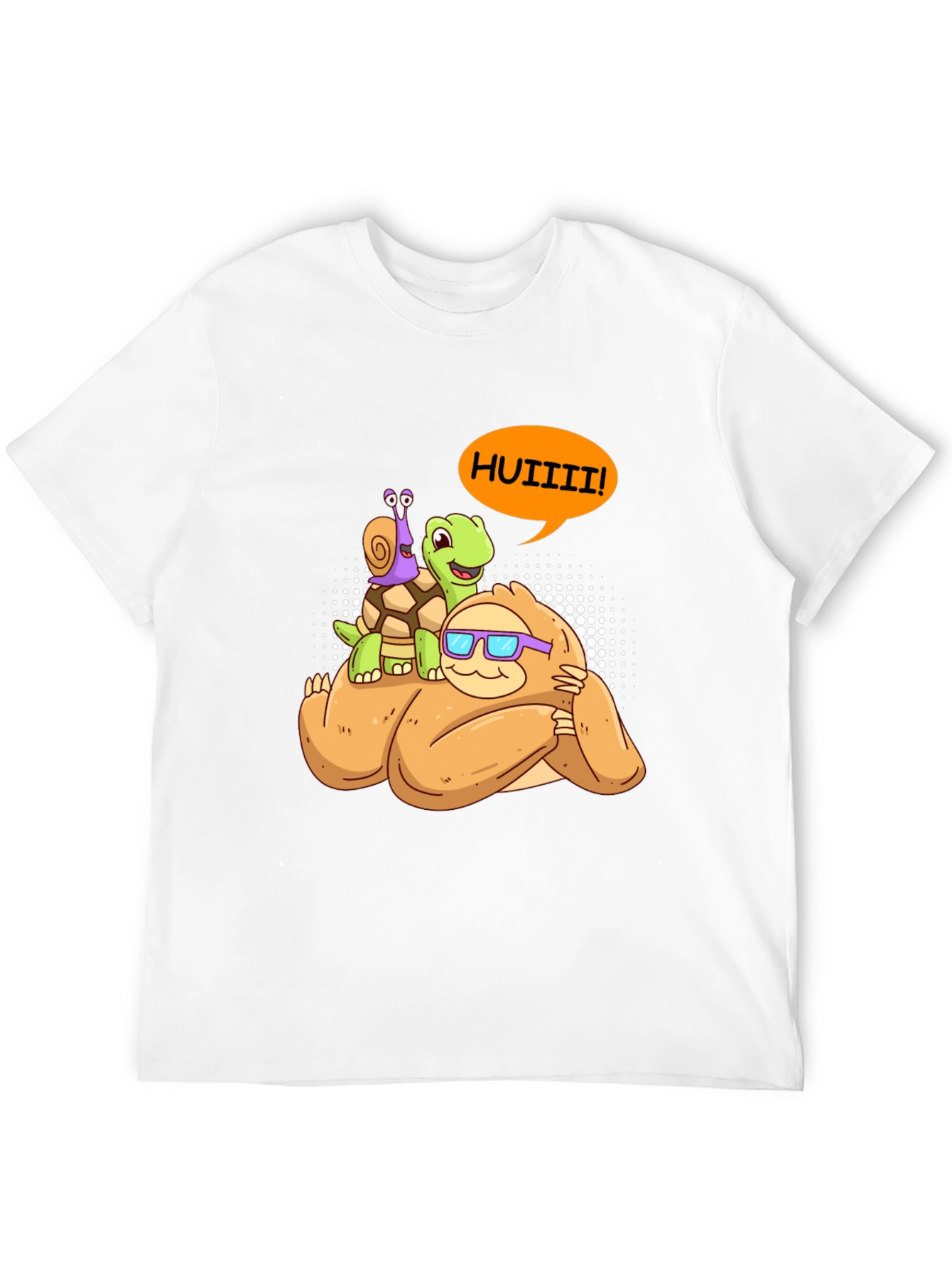Sloth Turtle & Snail T-Shirt - Slow Life Apparel