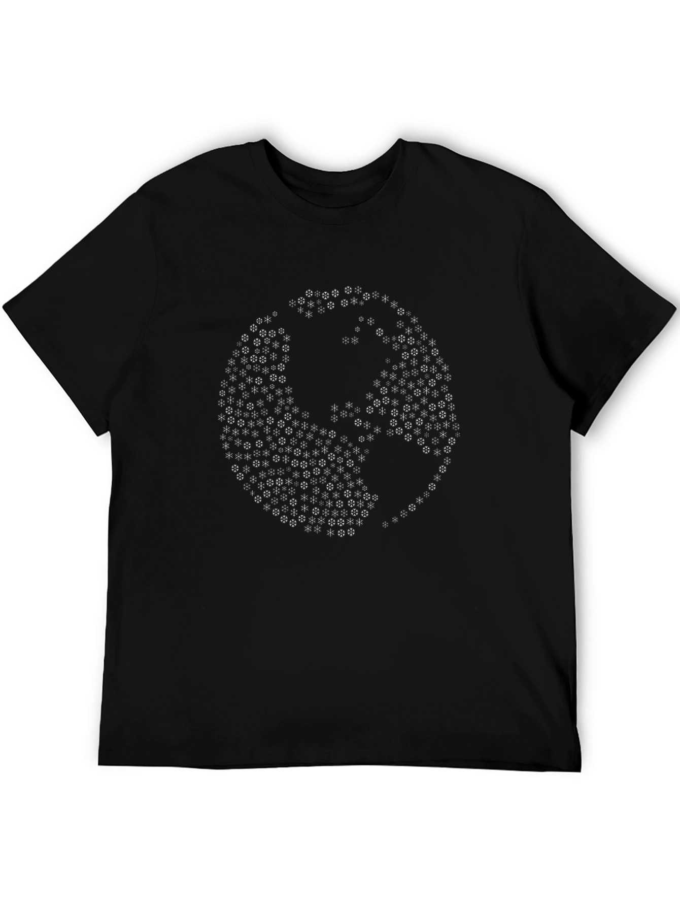 Abstract Earth Graphic Tee - Modern Style