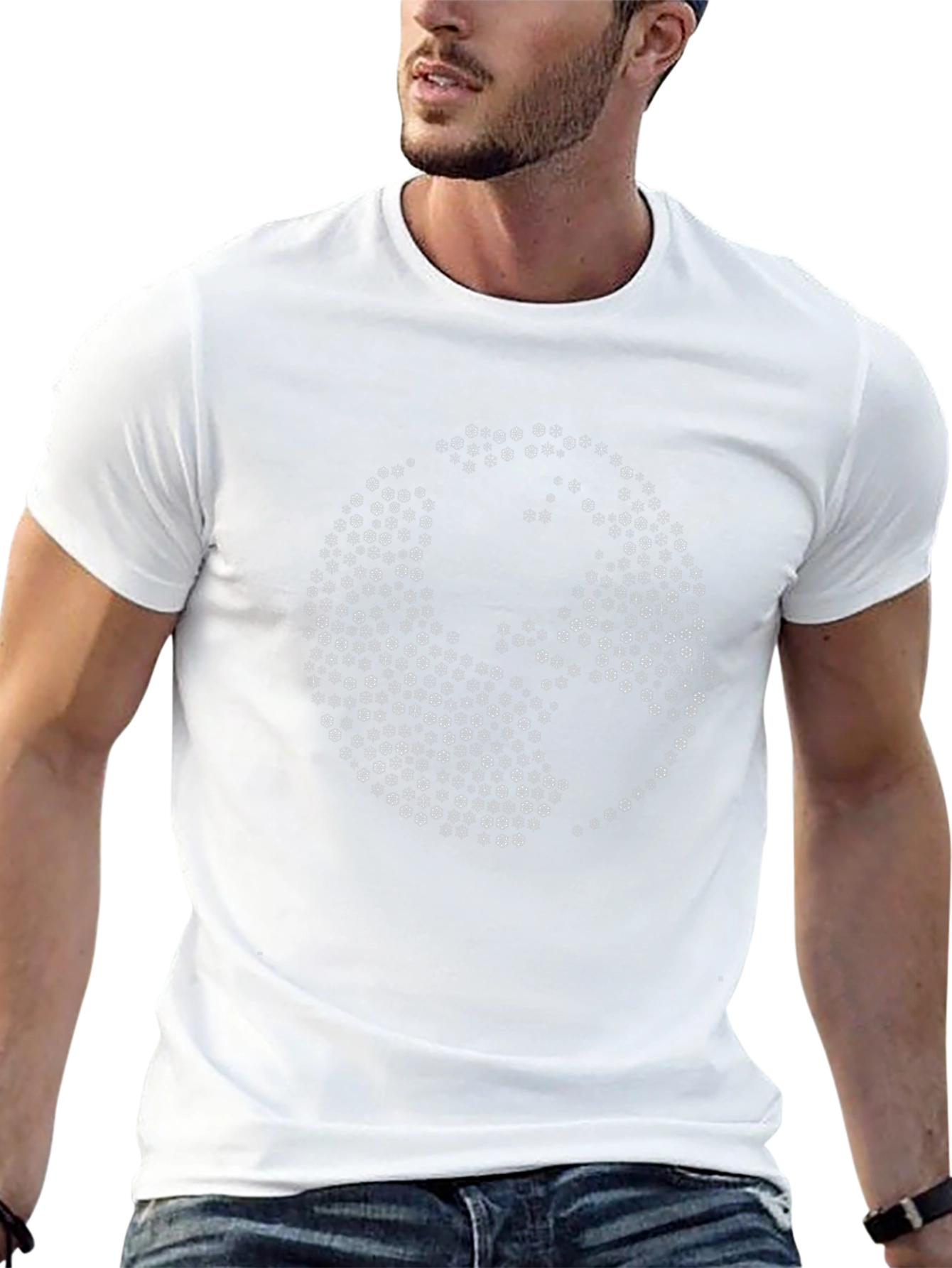 Abstract Earth Graphic Tee - Modern Style