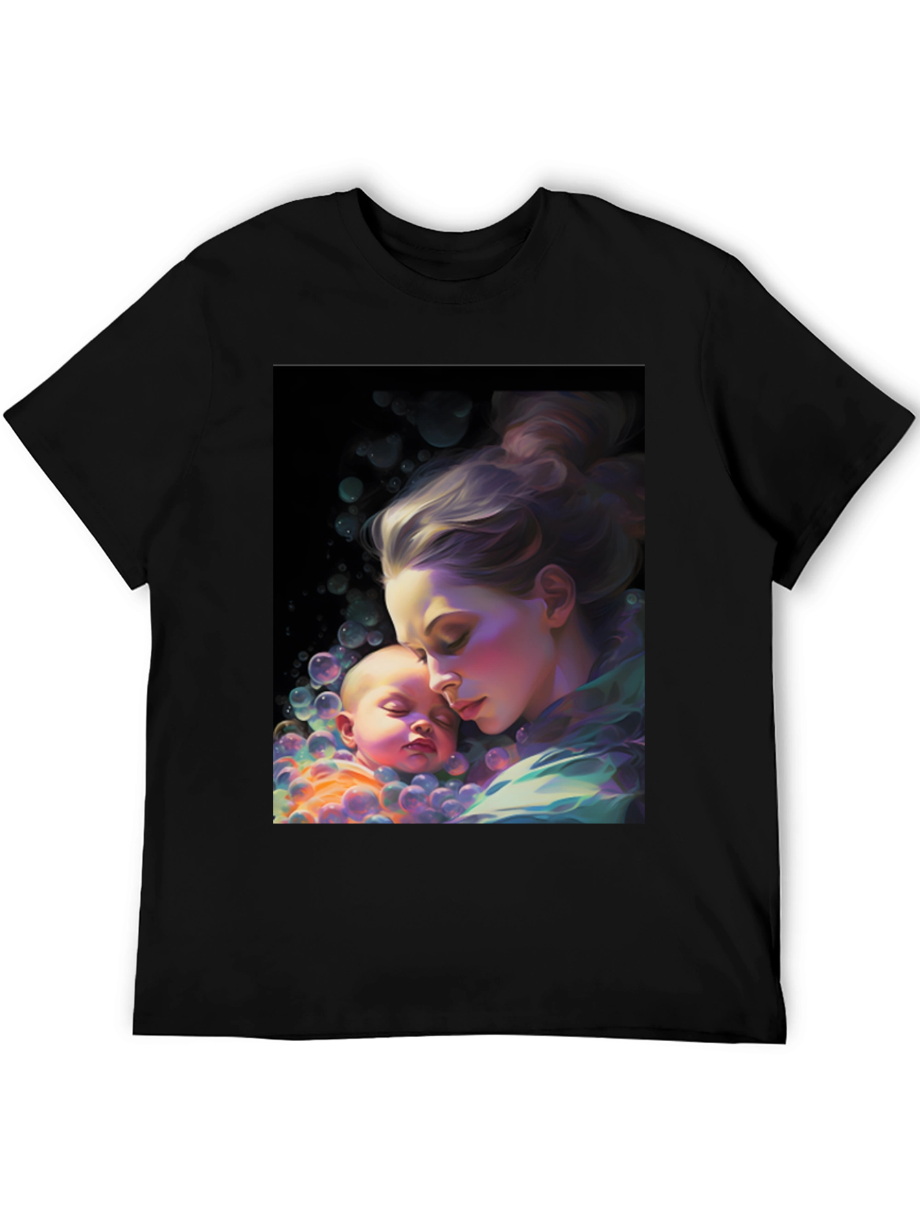 Artistic Mother & Baby Graphic Tee