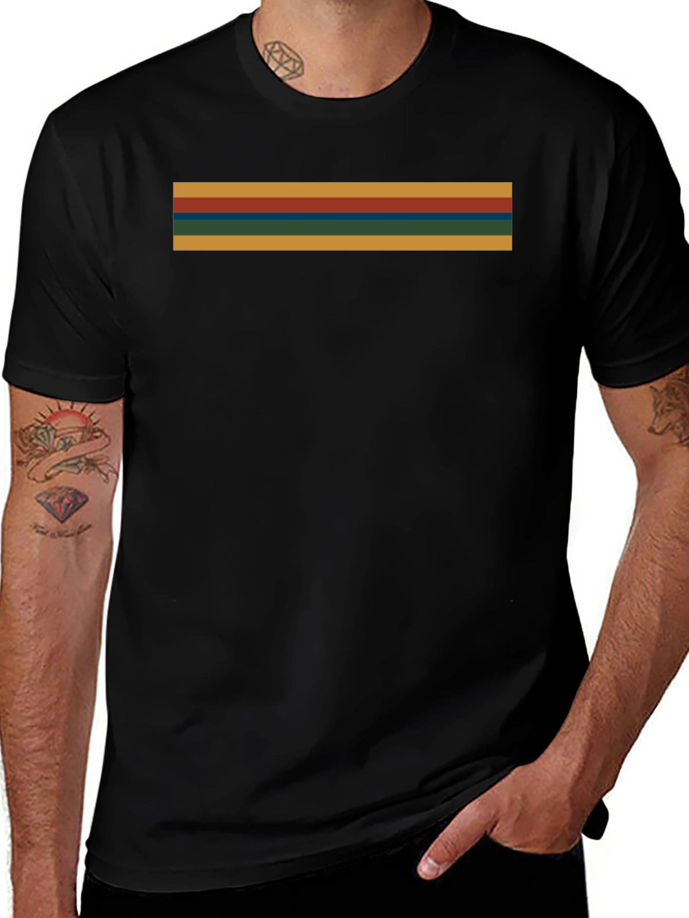 Striped T-Shirt - Novelty Doctor Who Inspired Tee