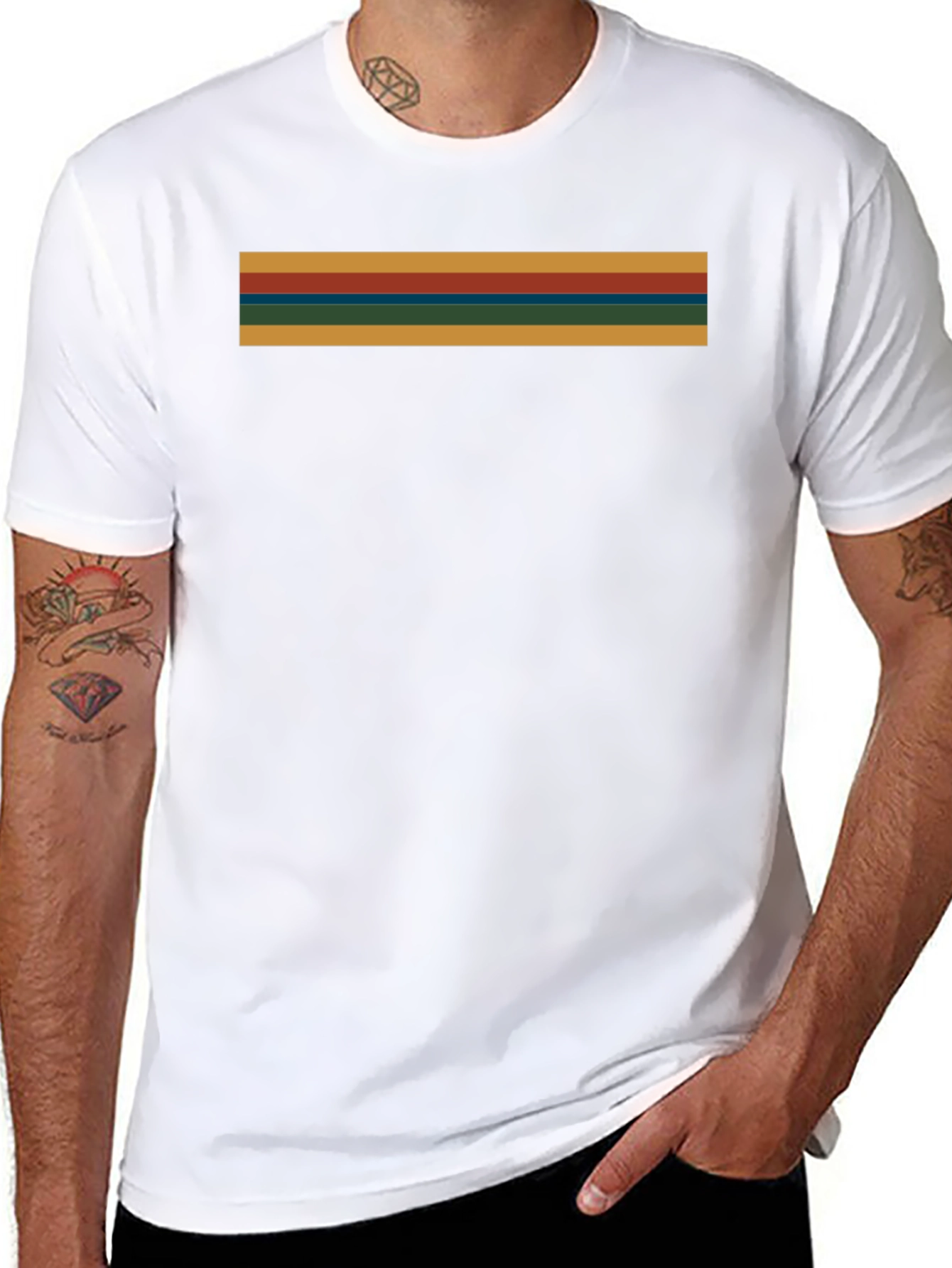 Striped T-Shirt - Novelty Doctor Who Inspired Tee