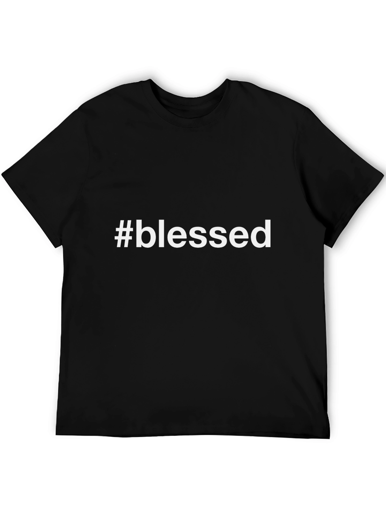 #blessed Black T-Shirt