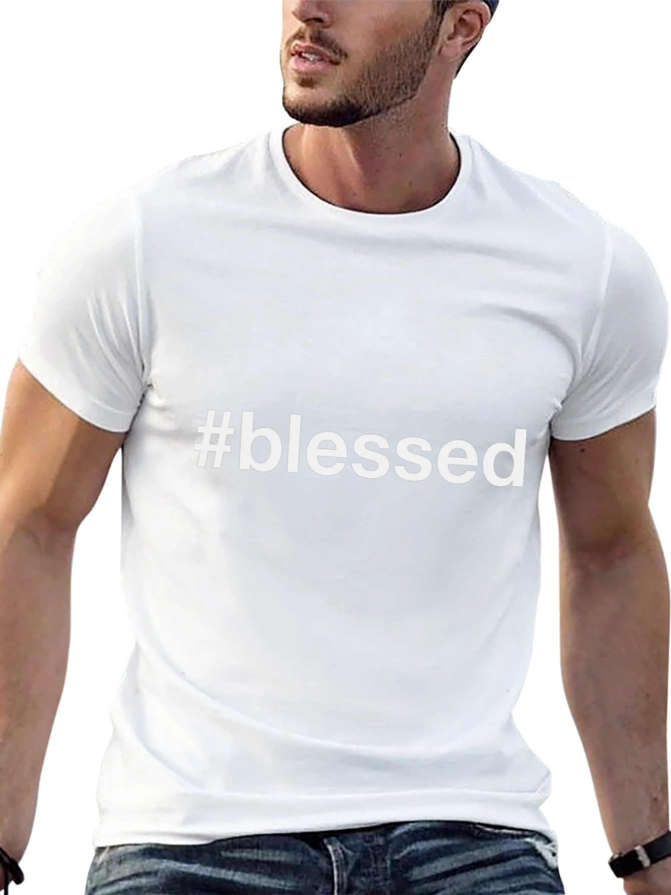 #blessed Black T-Shirt