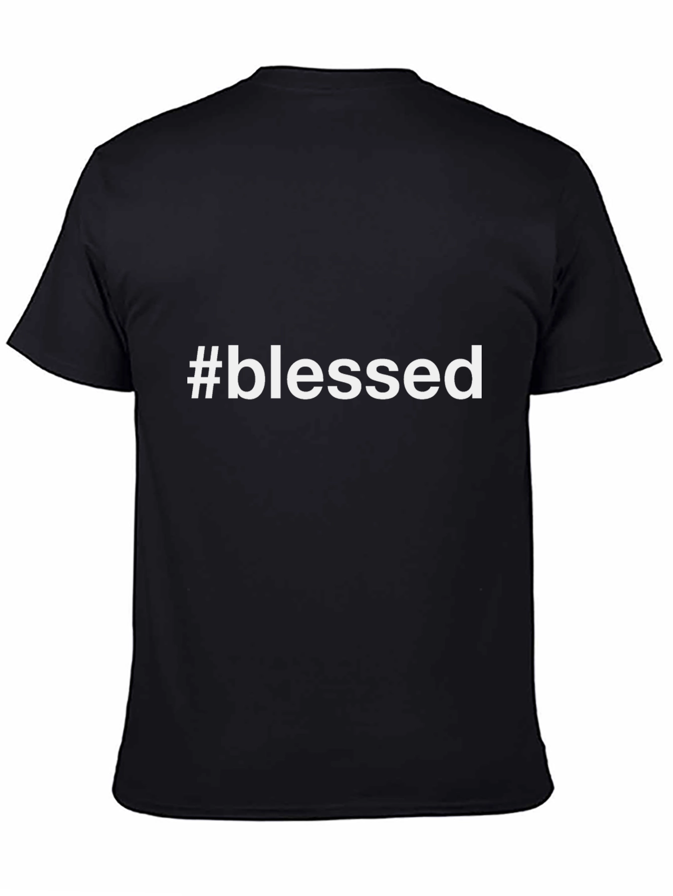 #blessed Black T-Shirt