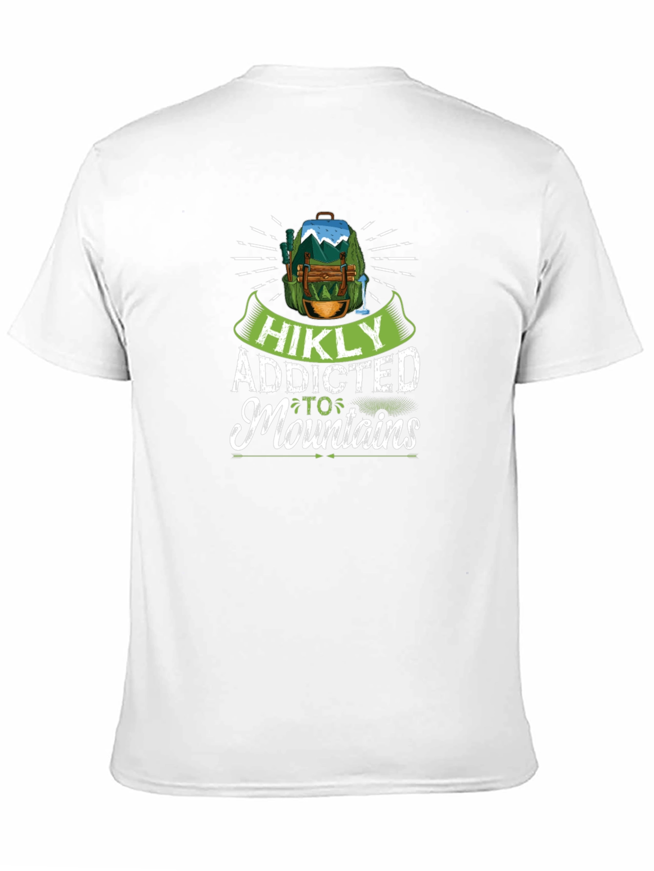 HIKLY Addicted to Mountains Graphic T-Shirt
