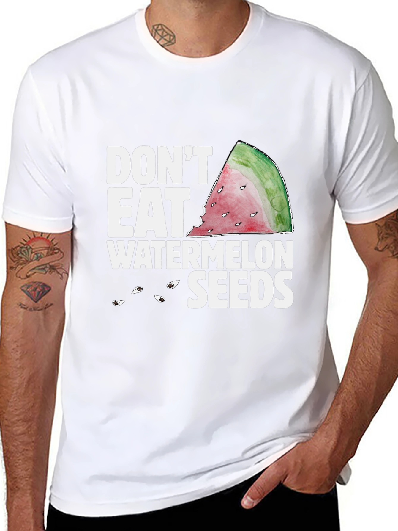 Dont Eat Watermelon Seeds Graphic Tee