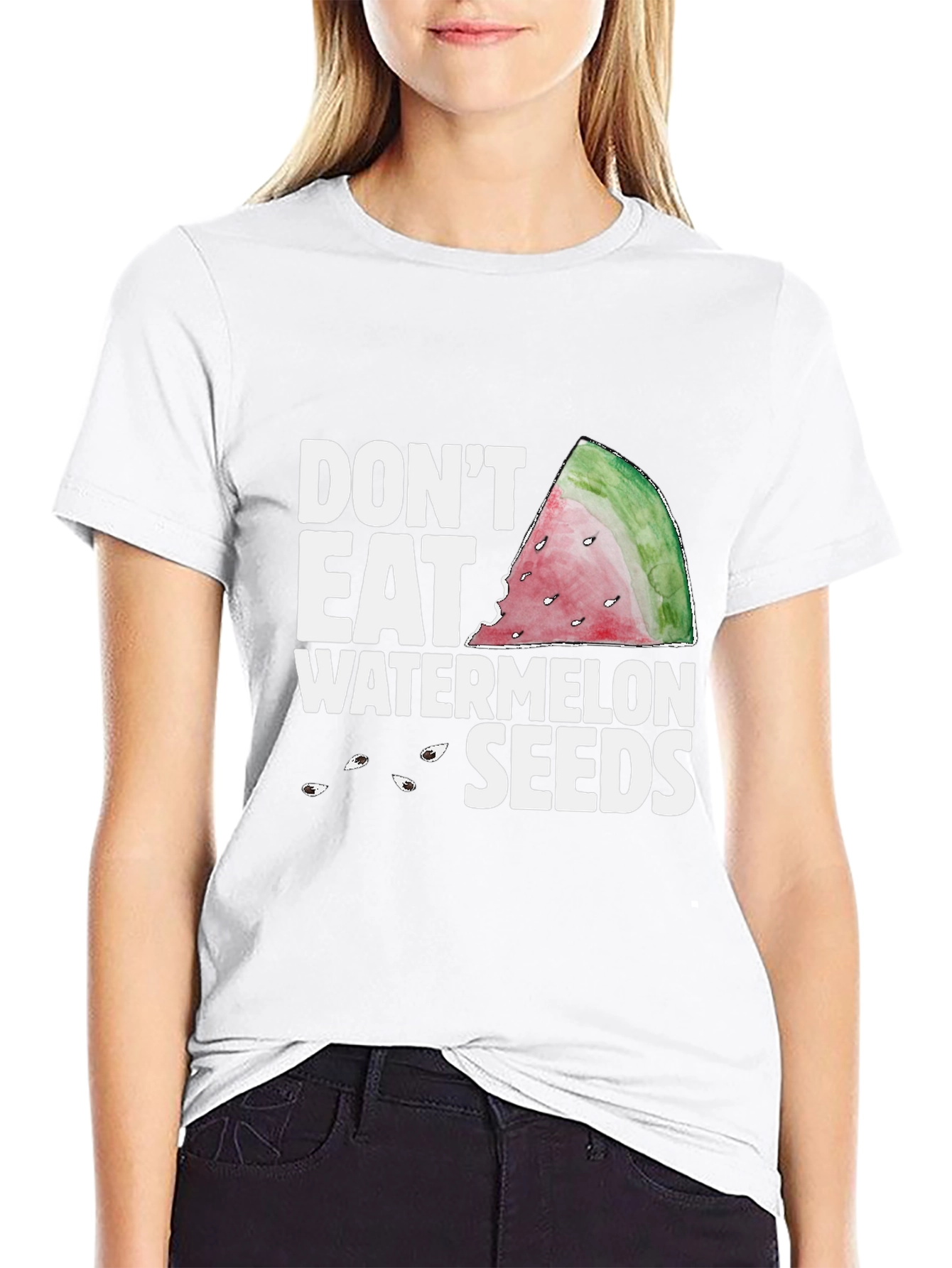 Dont Eat Watermelon Seeds Graphic Tee