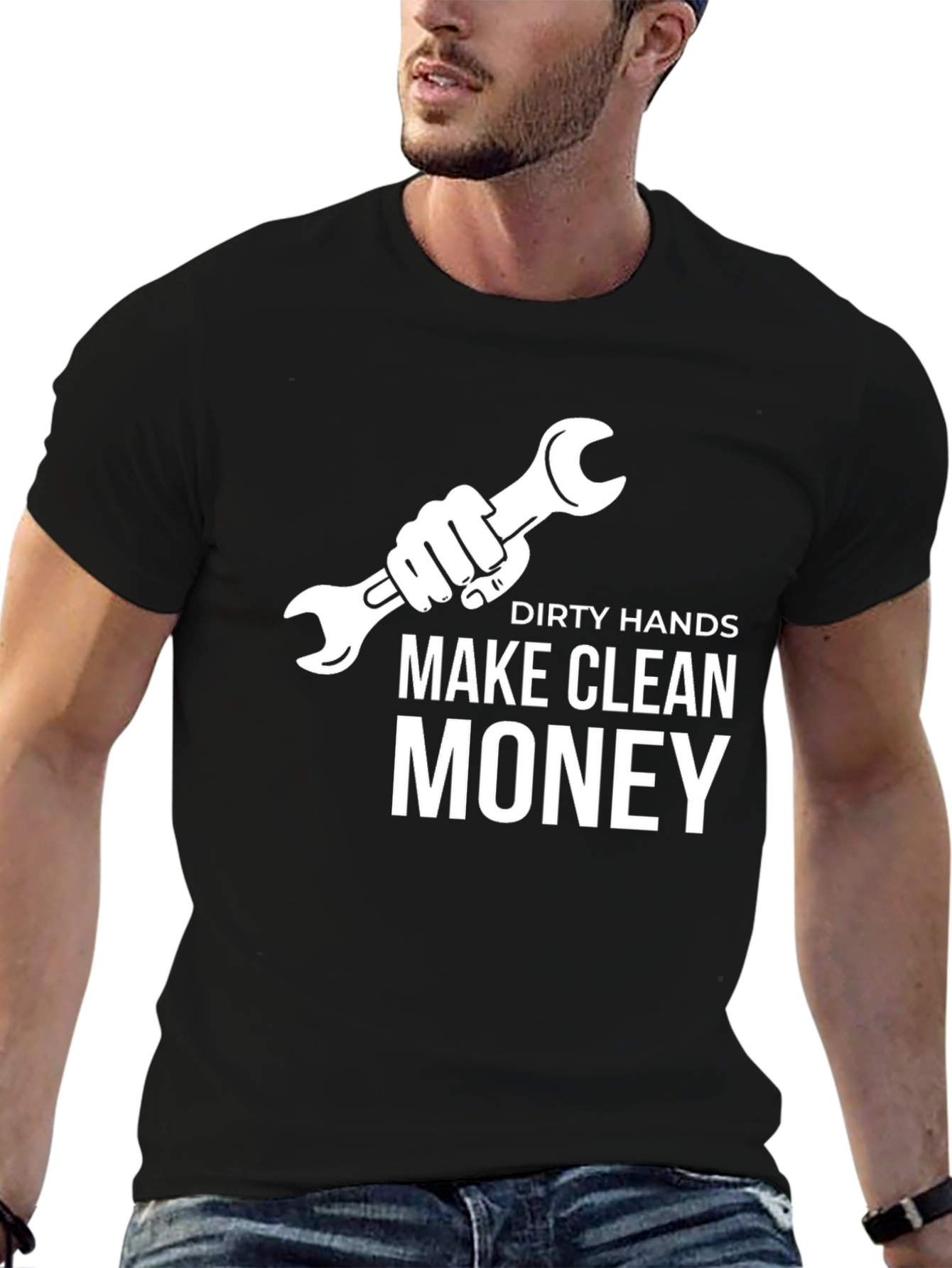 Dirty Hands Make Clean Money Graphic T-Shirt