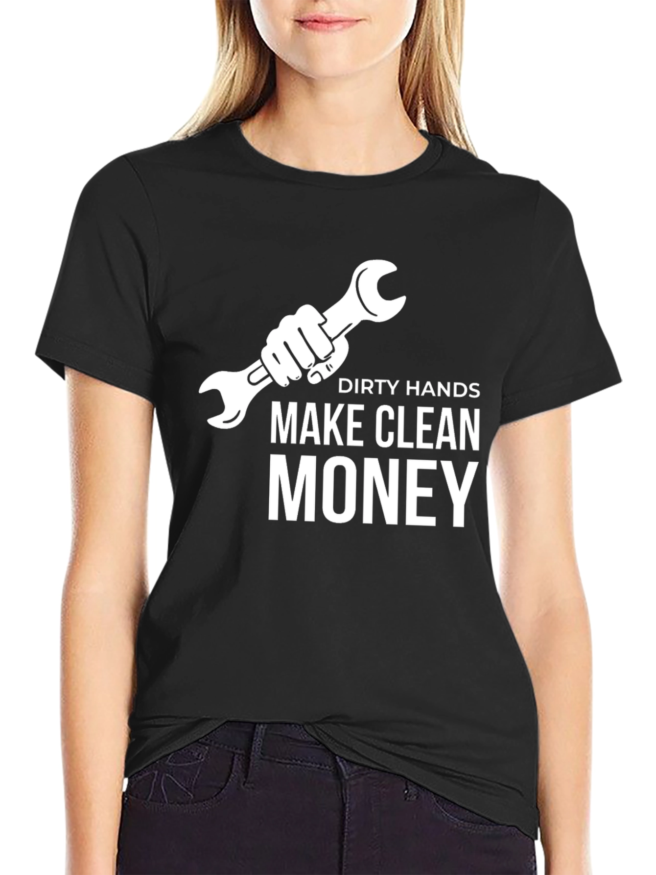 Dirty Hands Make Clean Money Graphic T-Shirt