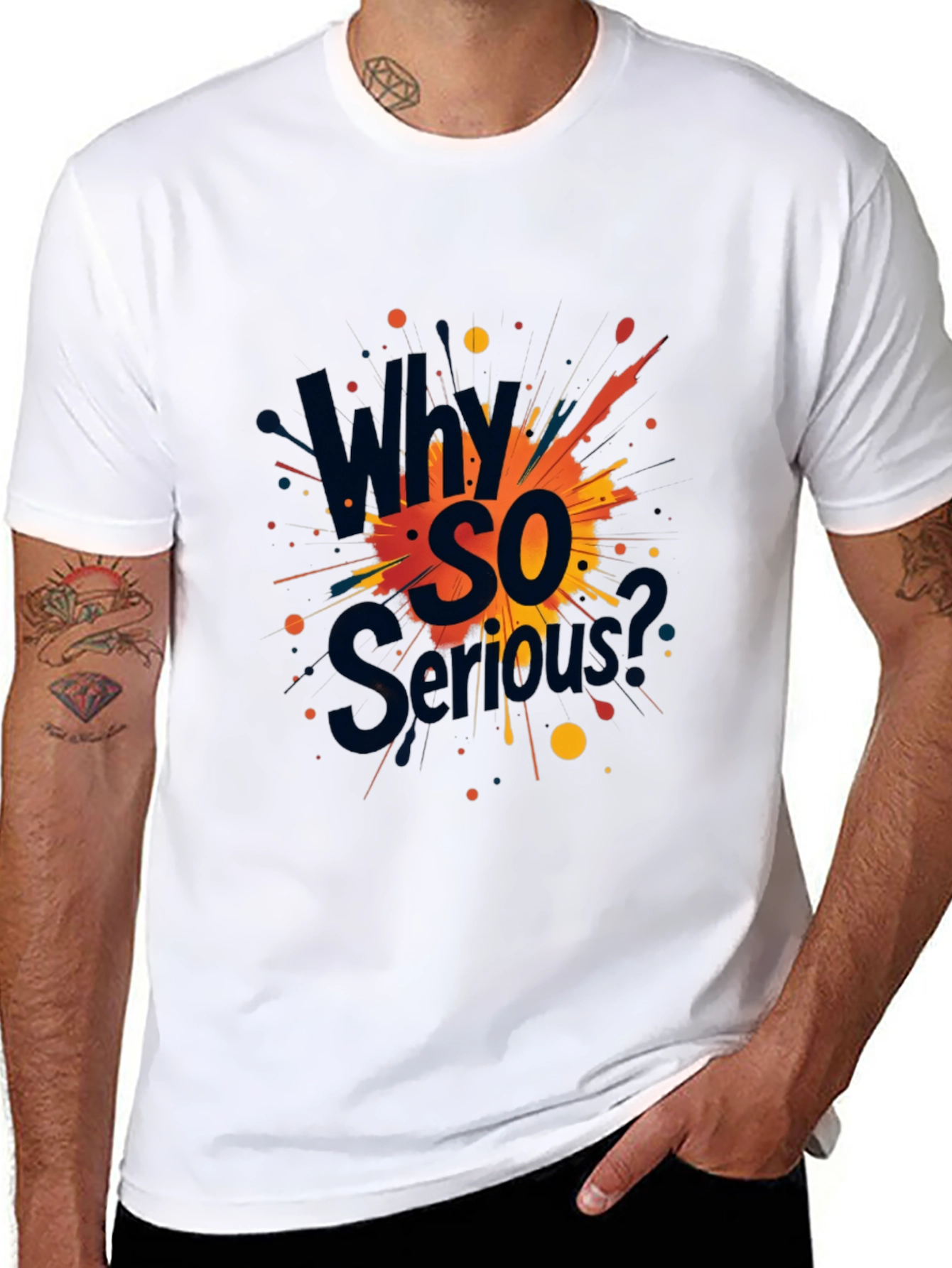 Why So Serious? Graphic Black T-Shirt