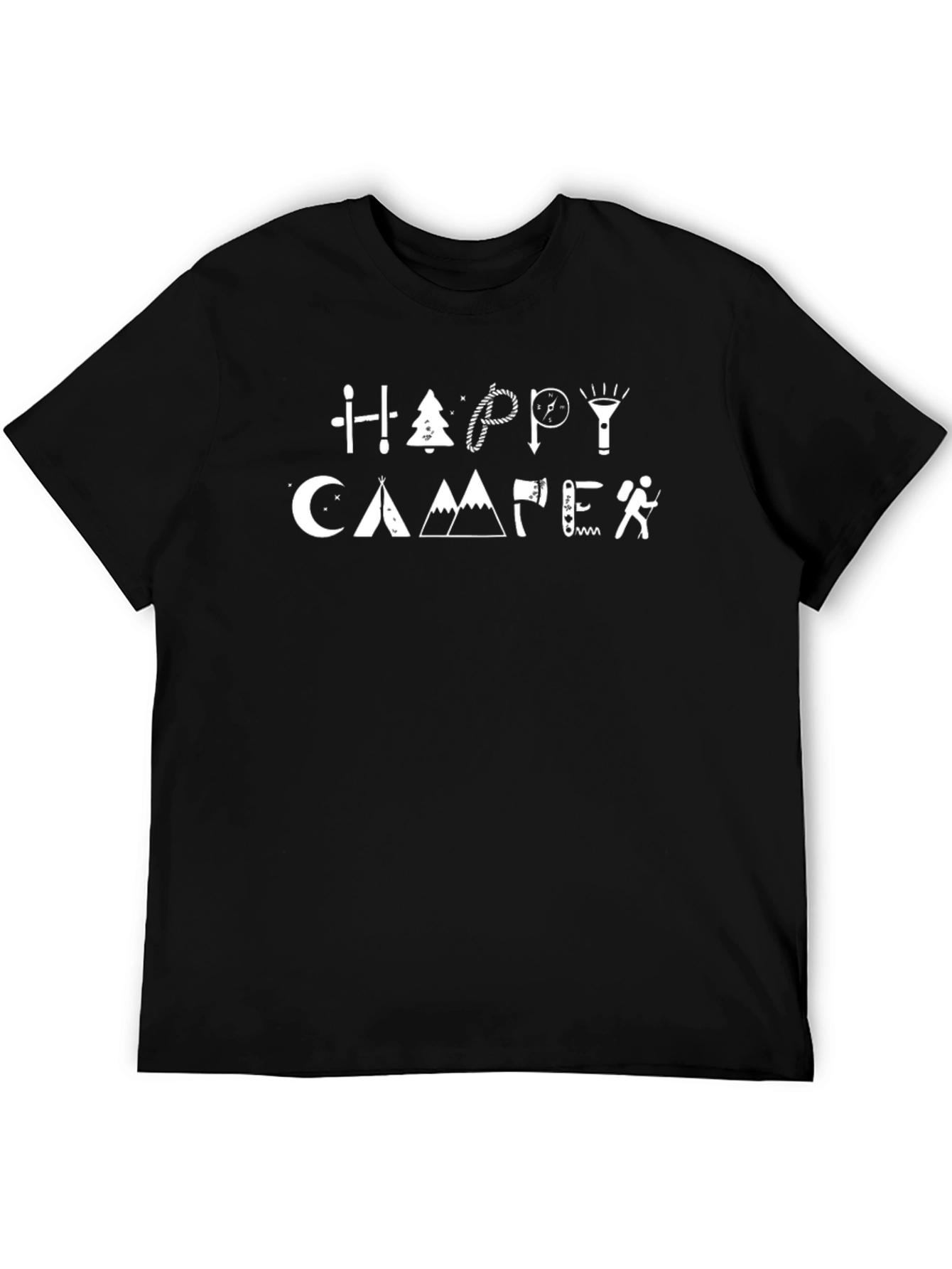 Happy Camper Graphic Tee - Outdoor Adventure
