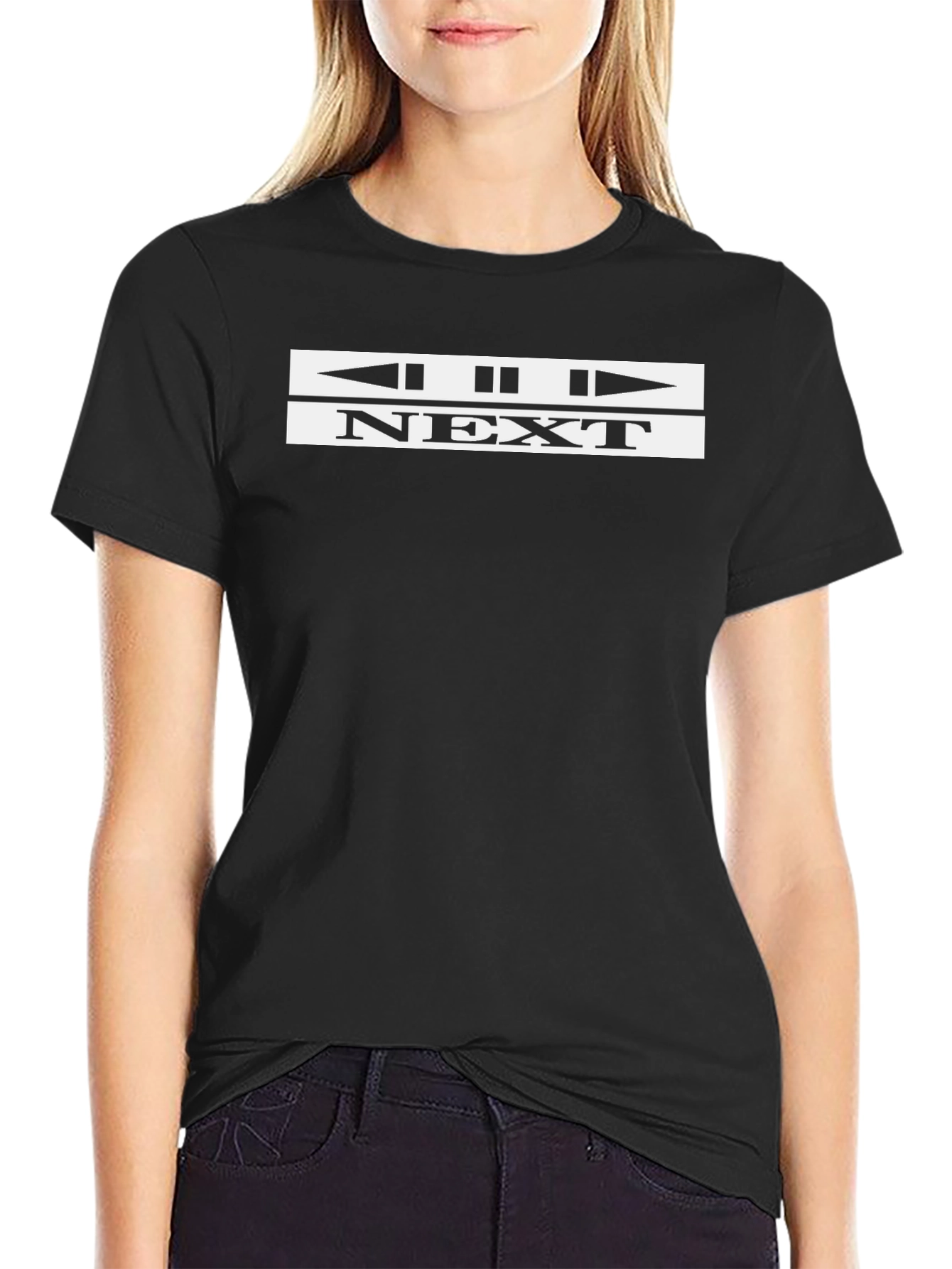 Next Button Graphic T-Shirt