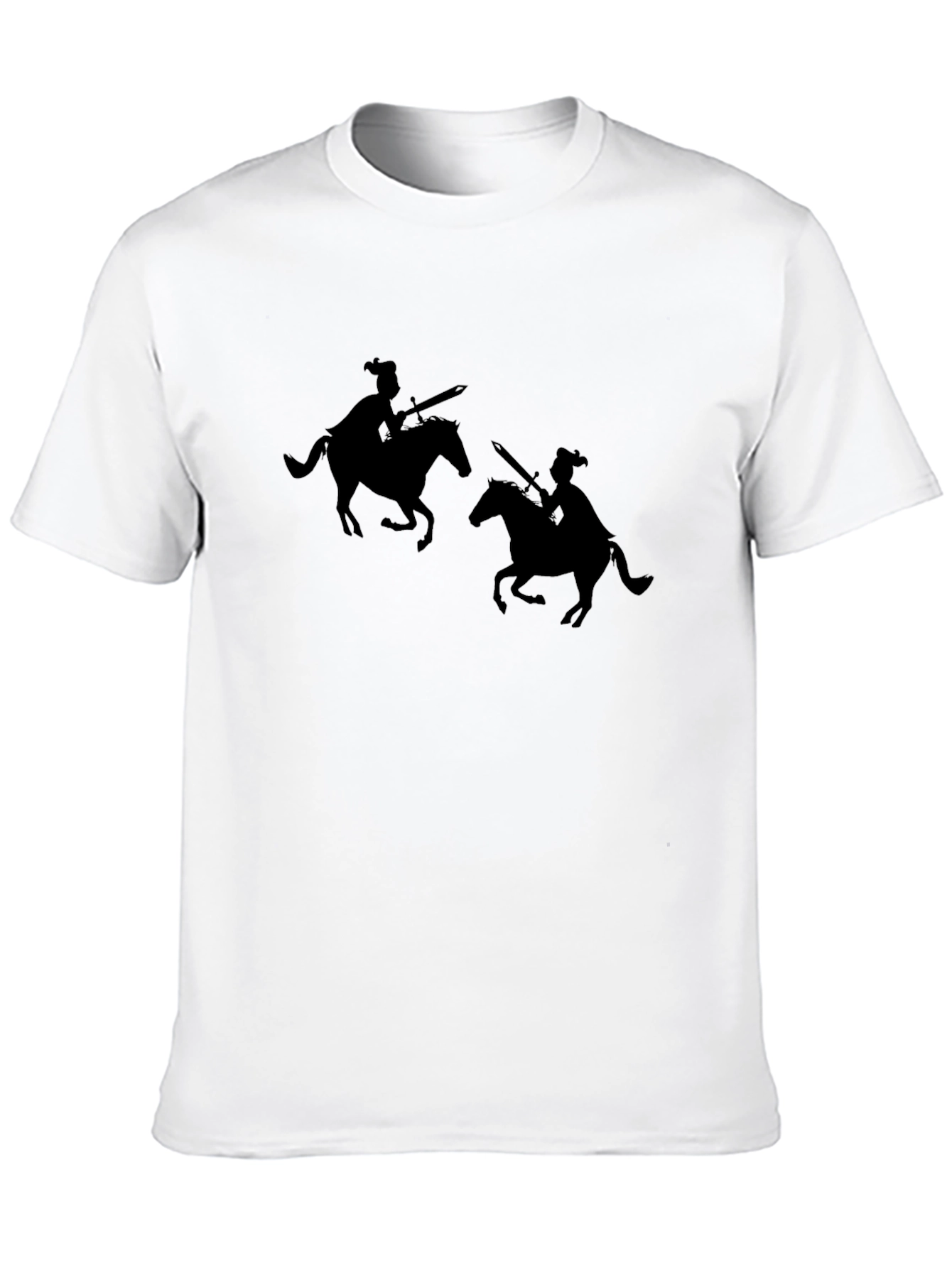 Knight Silhouette Black T-Shirt