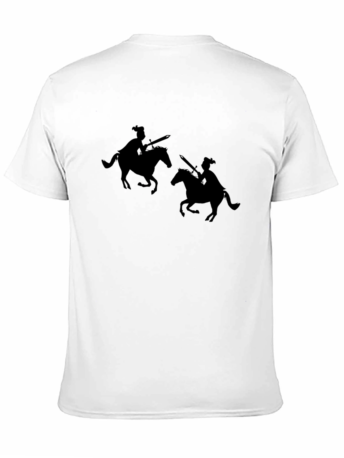 Knight Silhouette Black T-Shirt