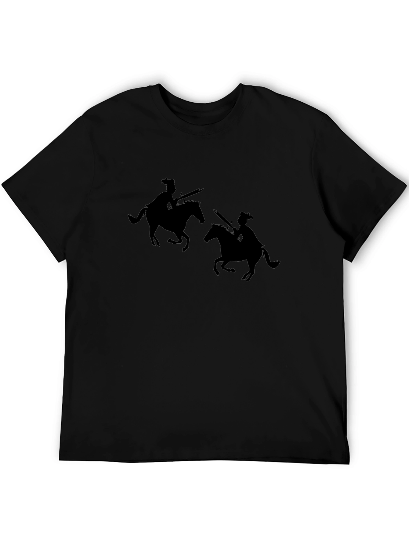 Knight Silhouette Black T-Shirt