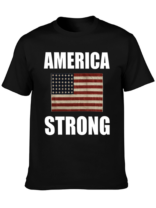 America Strong T-Shirt - Patriotic Pride