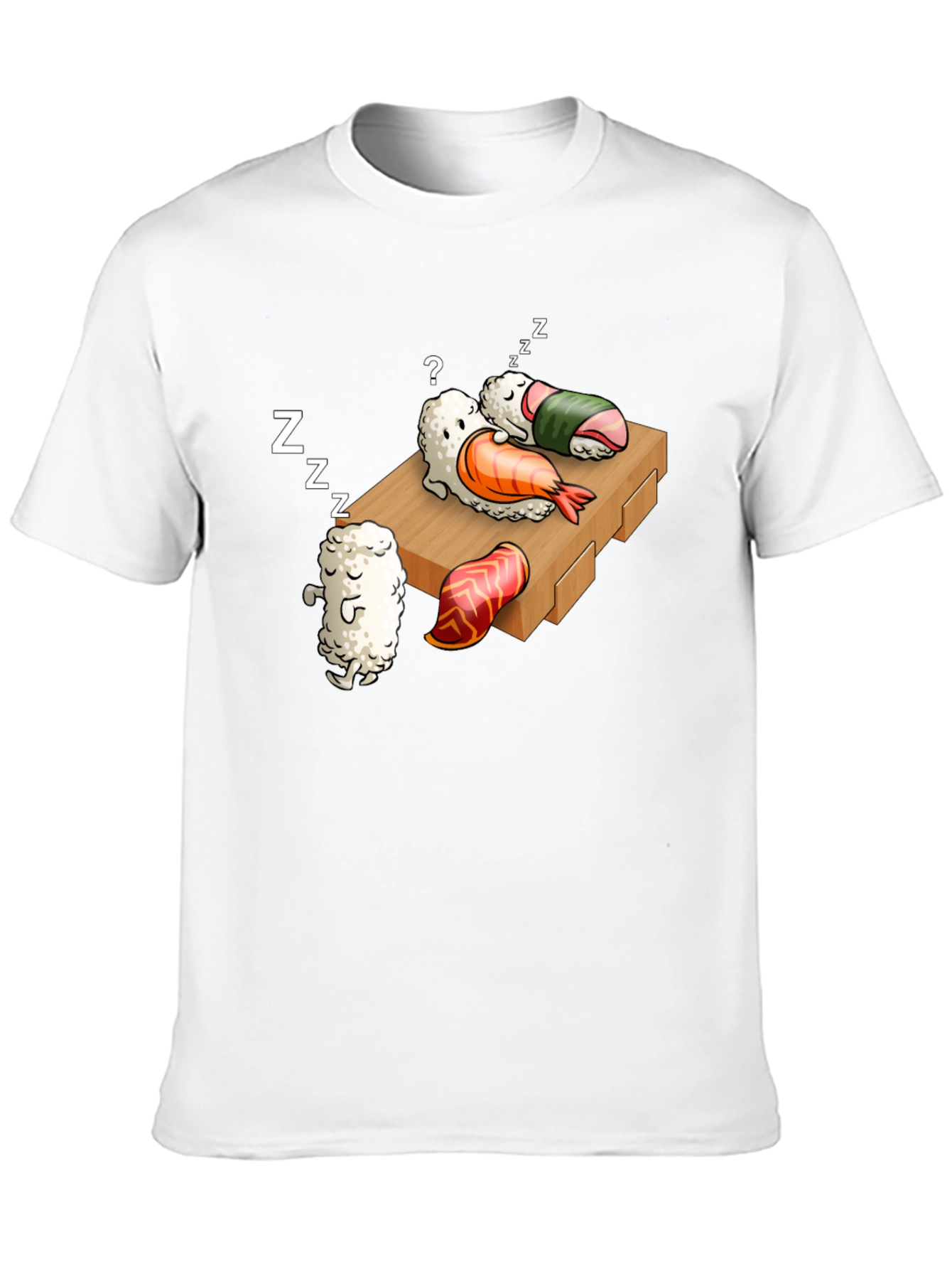 Sushi Nap Time Graphic Tee - Black