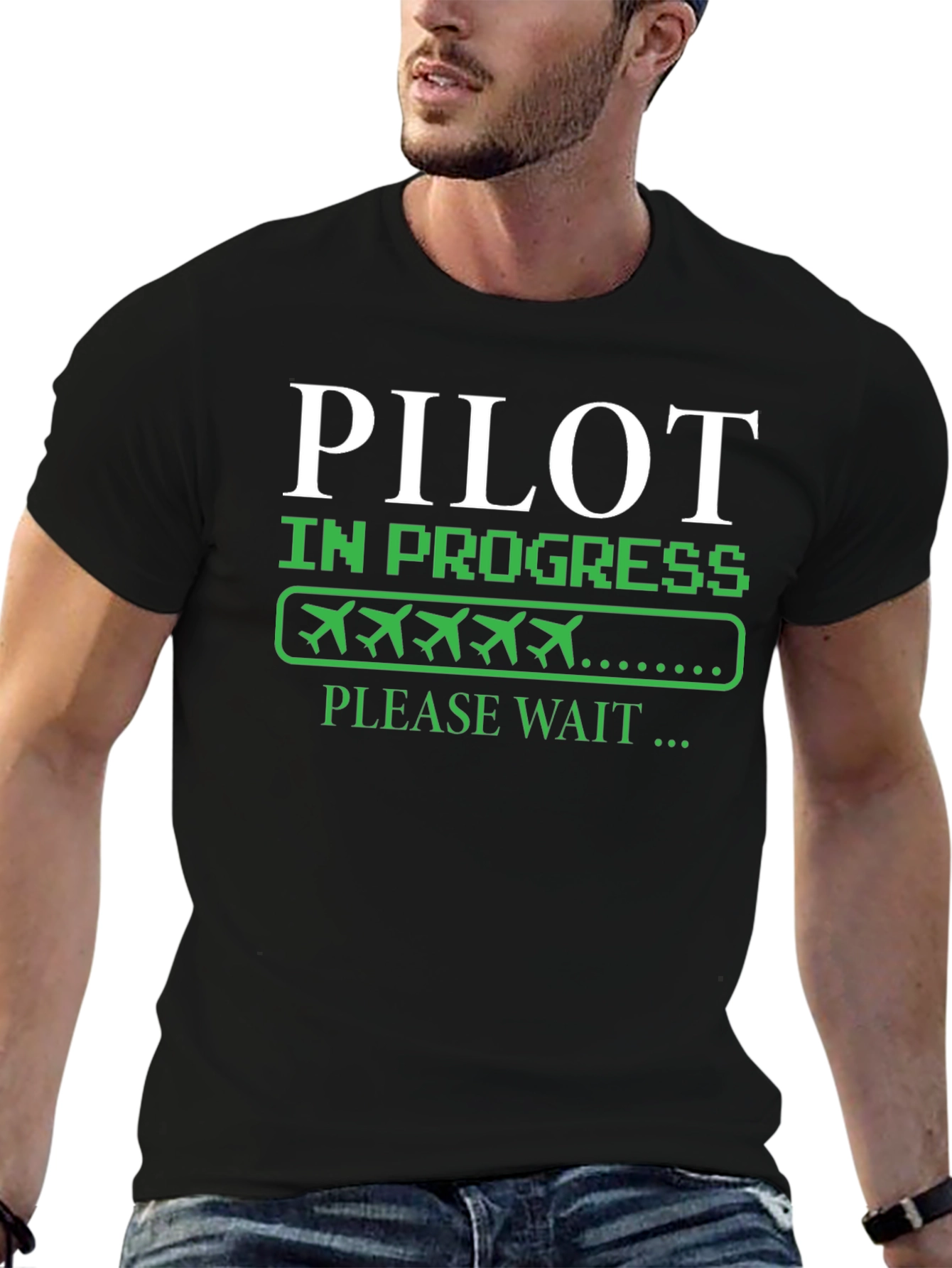 Pilot In Progress T-Shirt - Funny Aviation Tee